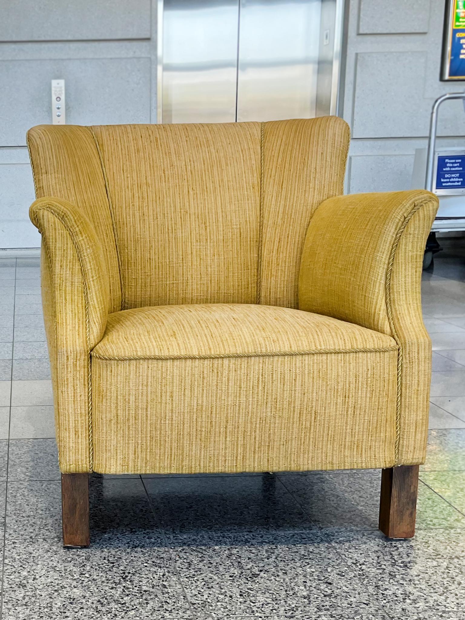 Danish Modern Club Chairs in the Style of Frits Henningsen 4