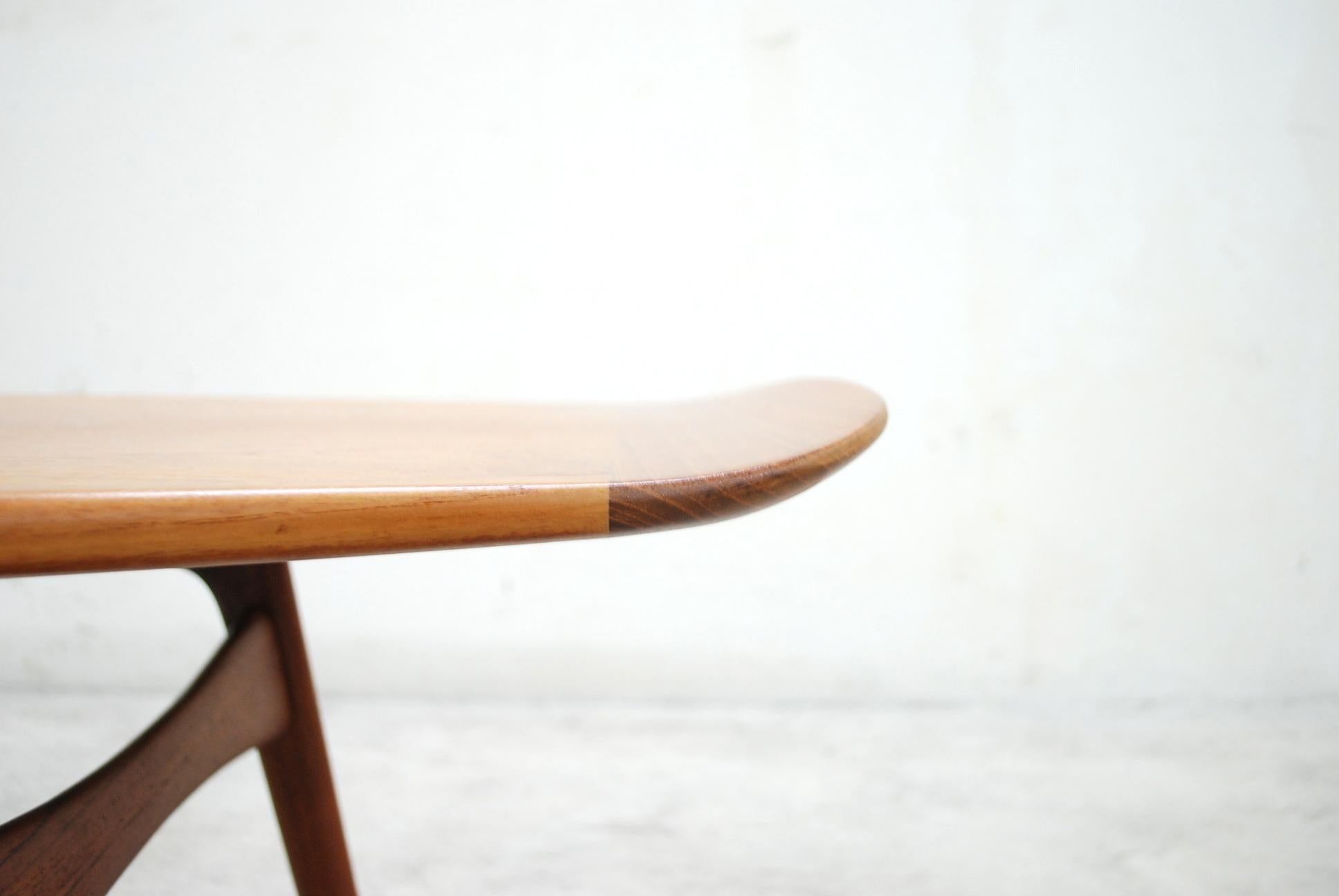 20th Century Danish Modern Coffee Table in Teak by  Arne Hovmand Olsen for Mogens Kold