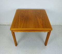 danish modern COFFEE TABLE side table teak trioh made in denmark 1970s