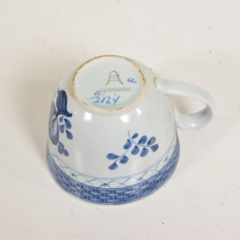 Danish Modern Coffee Tea Cup and Plate Set for 12 Person Royal of