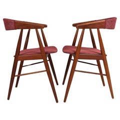 Danish Modern Teak Dining Chairs by Aksel Bender Madsen & Ejner Larsen
