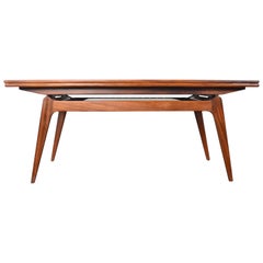 Danish Modern "Copenhagen" Elevation Coffee / Dining Table in Teak