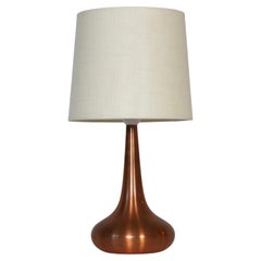 Lampe de bureau moderne danoise en cuivre par Jo Hammerborg, années 1960, Danemark