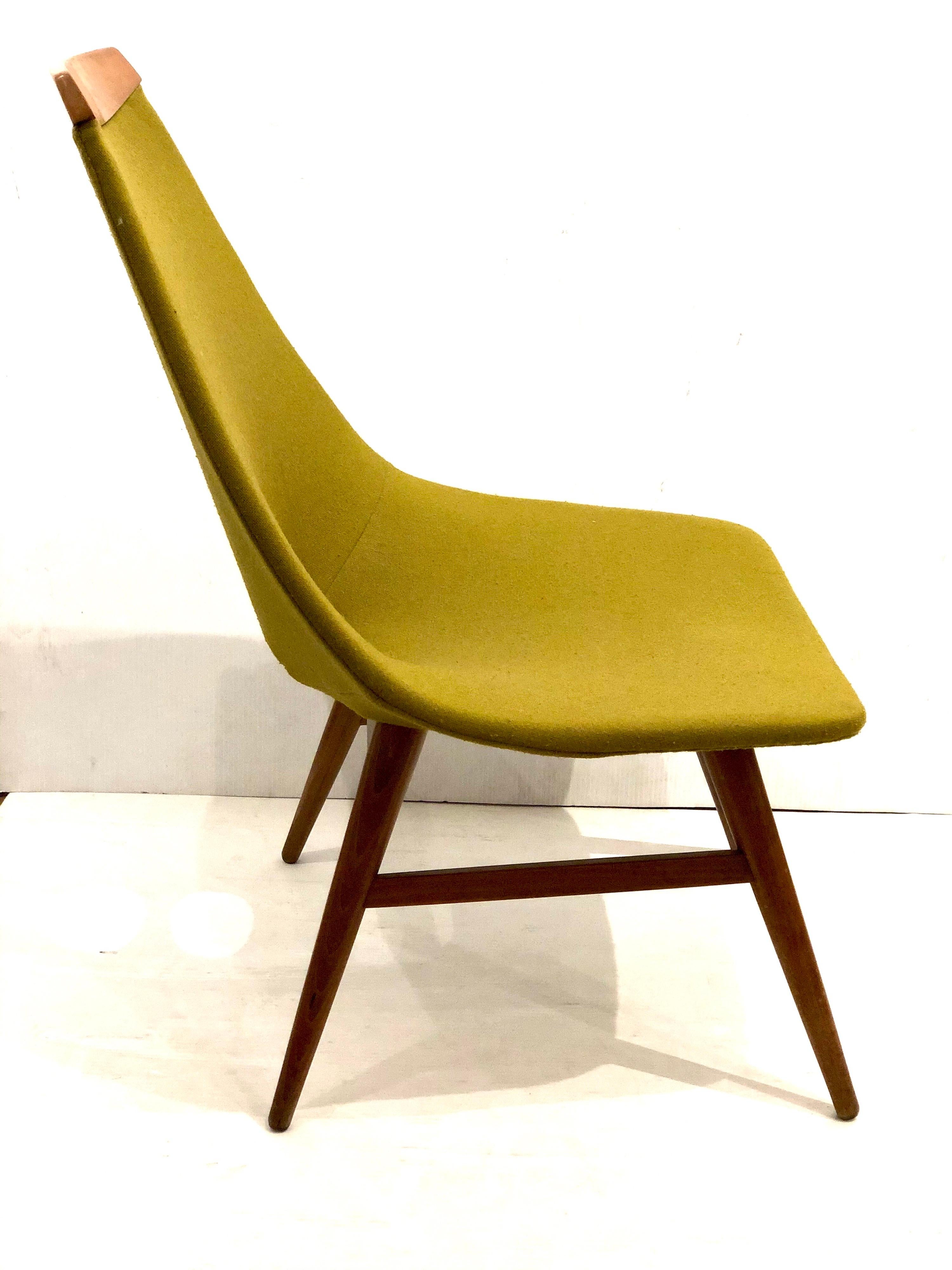 Scandinavian Modern Danish Modern Corner Chair Designed by Judit Burian For Sale