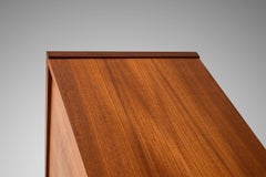 Danish Modern Credenza in Teak After Arne Vodder w/ Finished Back, c. 1960s