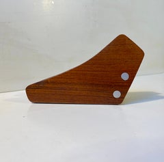 Danish Modern Curved Teak Napkin Holder by J. Kjærsulf, 1960s
