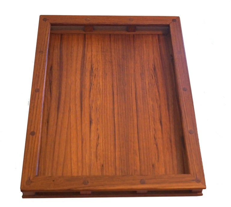 Danish Modern Dansk Jens Quistgaard Teak Serving Server Tray at 1stDibs