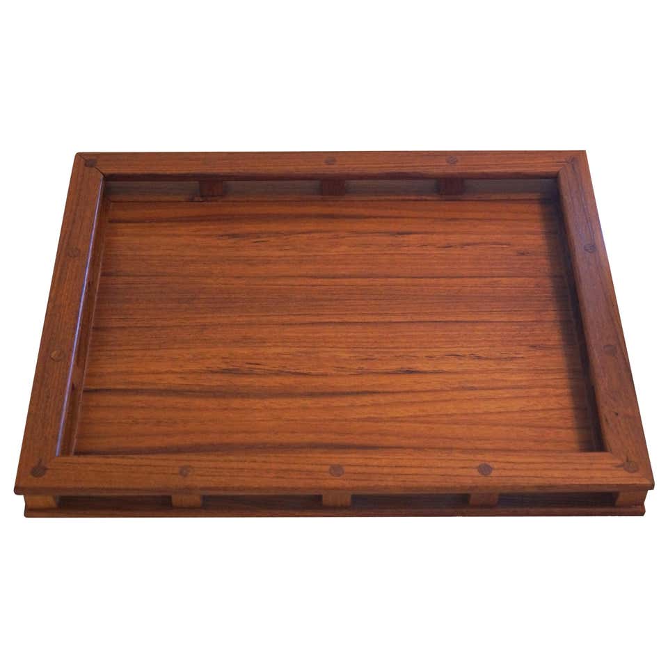 Danish Modern Dansk Jens Quistgaard Teak Serving Server Tray at 1stDibs
