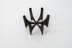 Danish Modern Dansk Modell 1735 Iron Arch Candelabra by IBR Börje Borge Rajalin