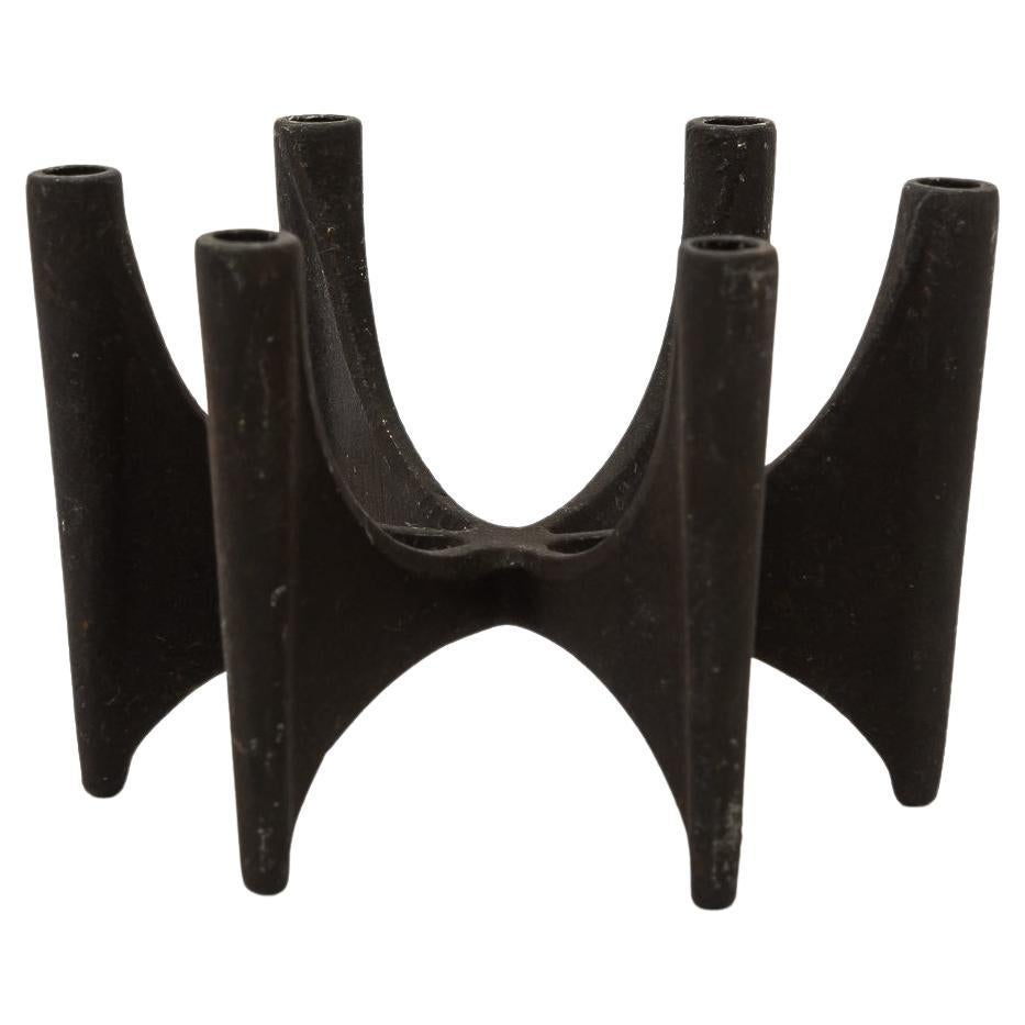 Candelabro ad arco in ferro Dansk Modell 1735 di IBR Borg Rajalin in vendita