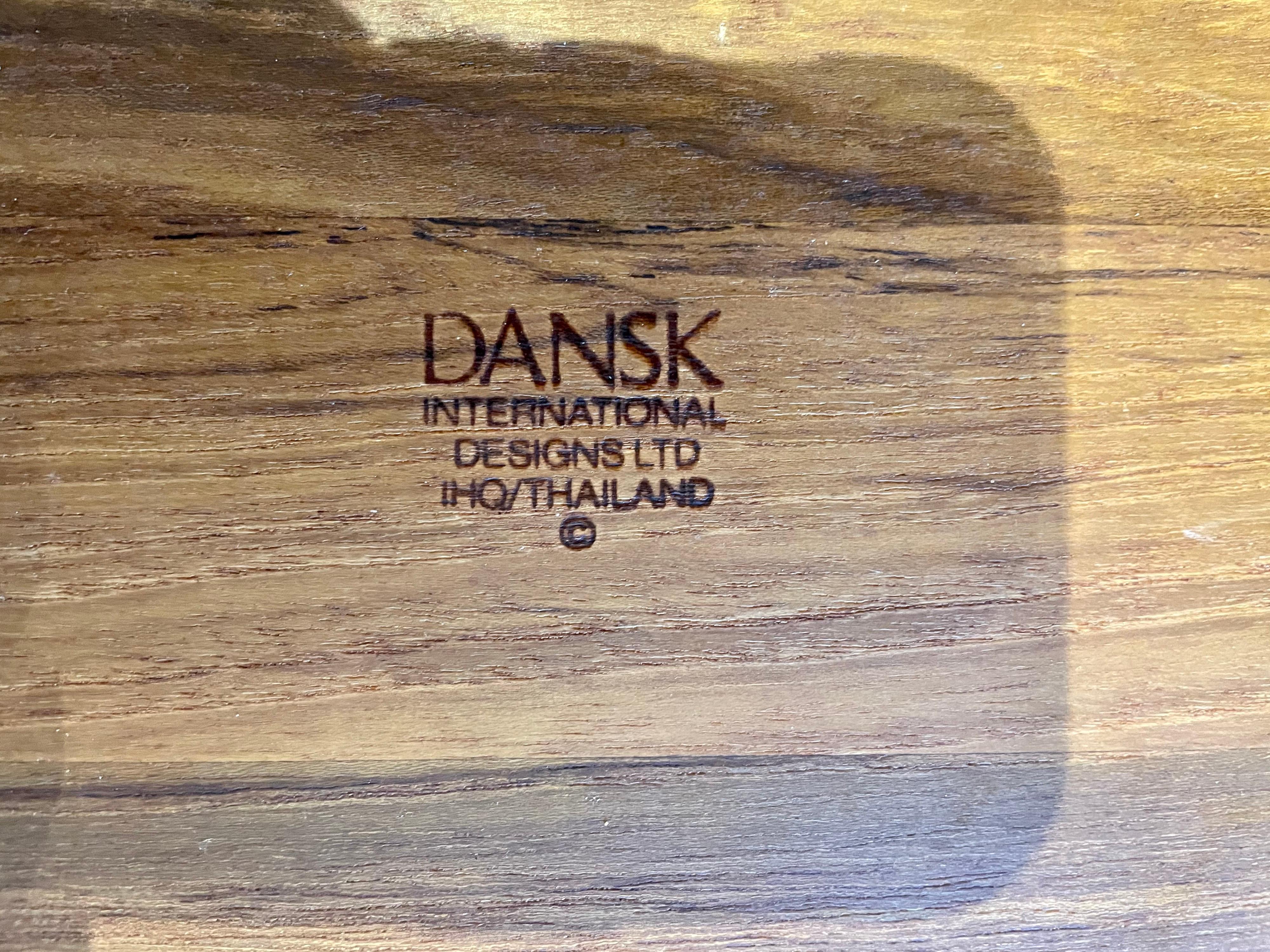 Danish Modern Dansk Teak Serving Tray with Small Bowls Designed by Quistgaard In Excellent Condition In San Diego, CA