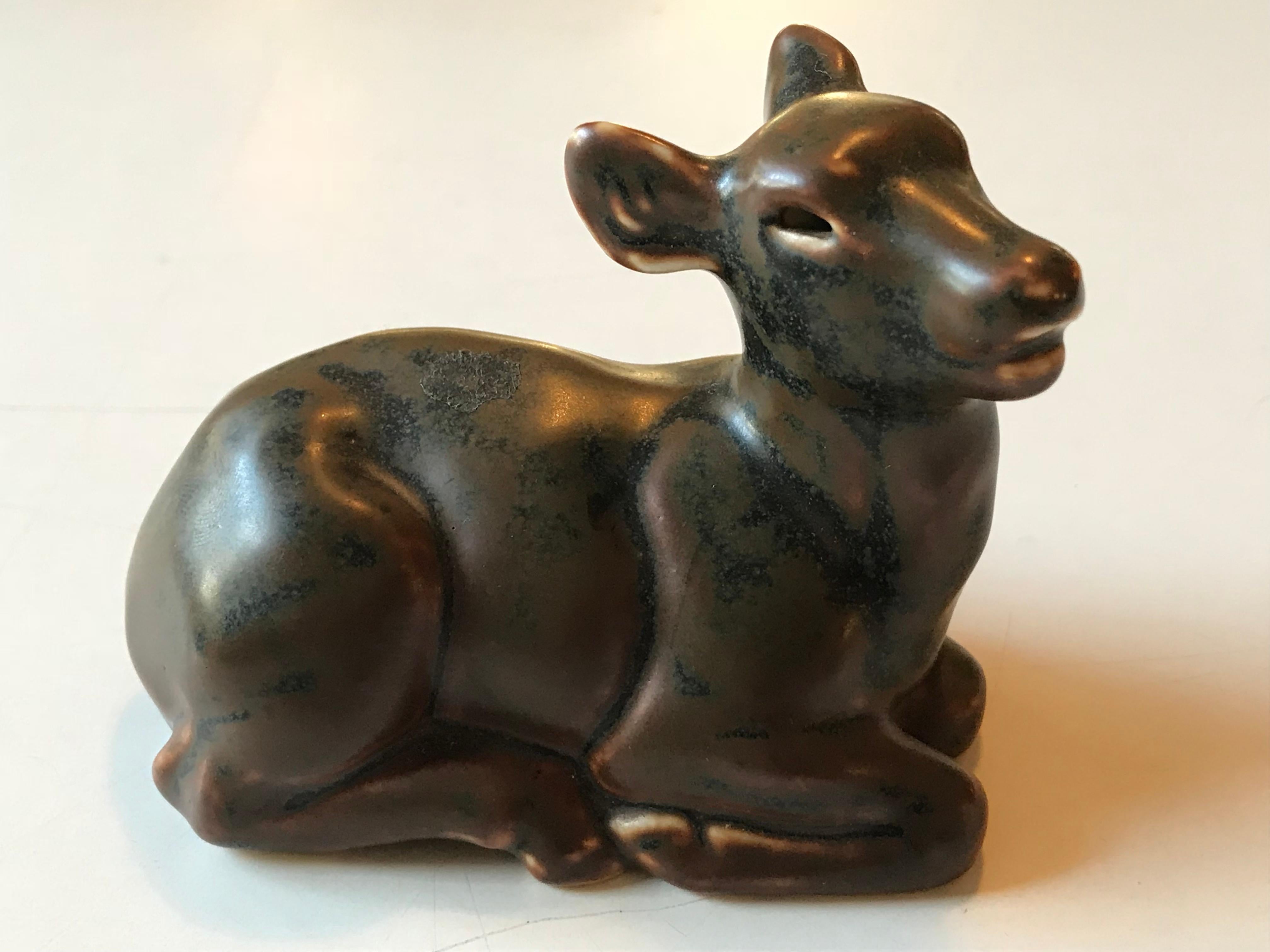 Mid-Century Modern Danish Modern Decorative Deer Figurine For Sale