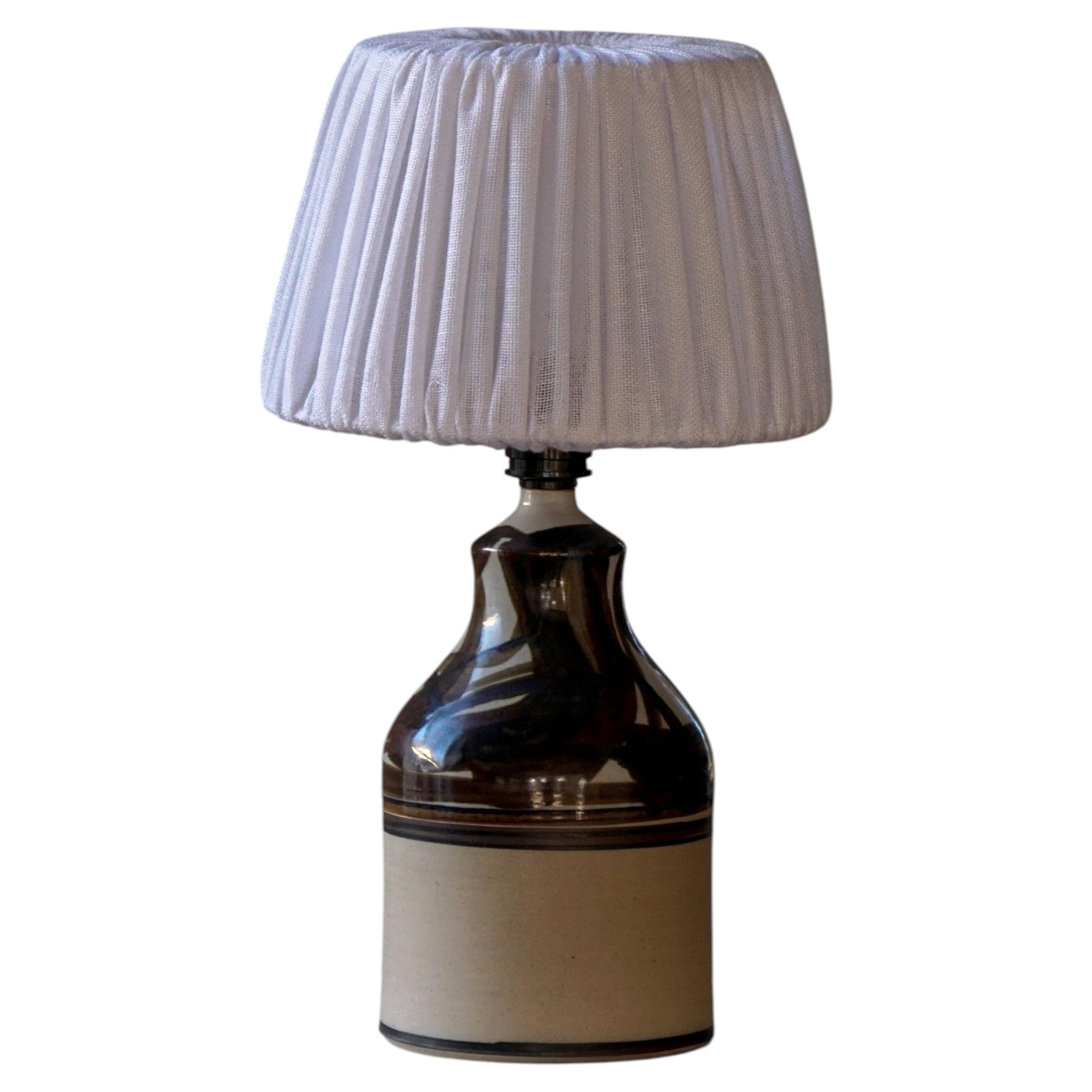 Danés Moderno, Lámpara de sobremesa decorativa de gres, Hanne Stentøj, Dinamarca, años 60 en venta