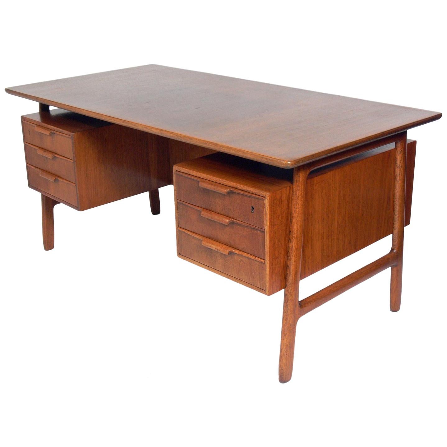 Danish Modern Desk Designed by Gunni Oman