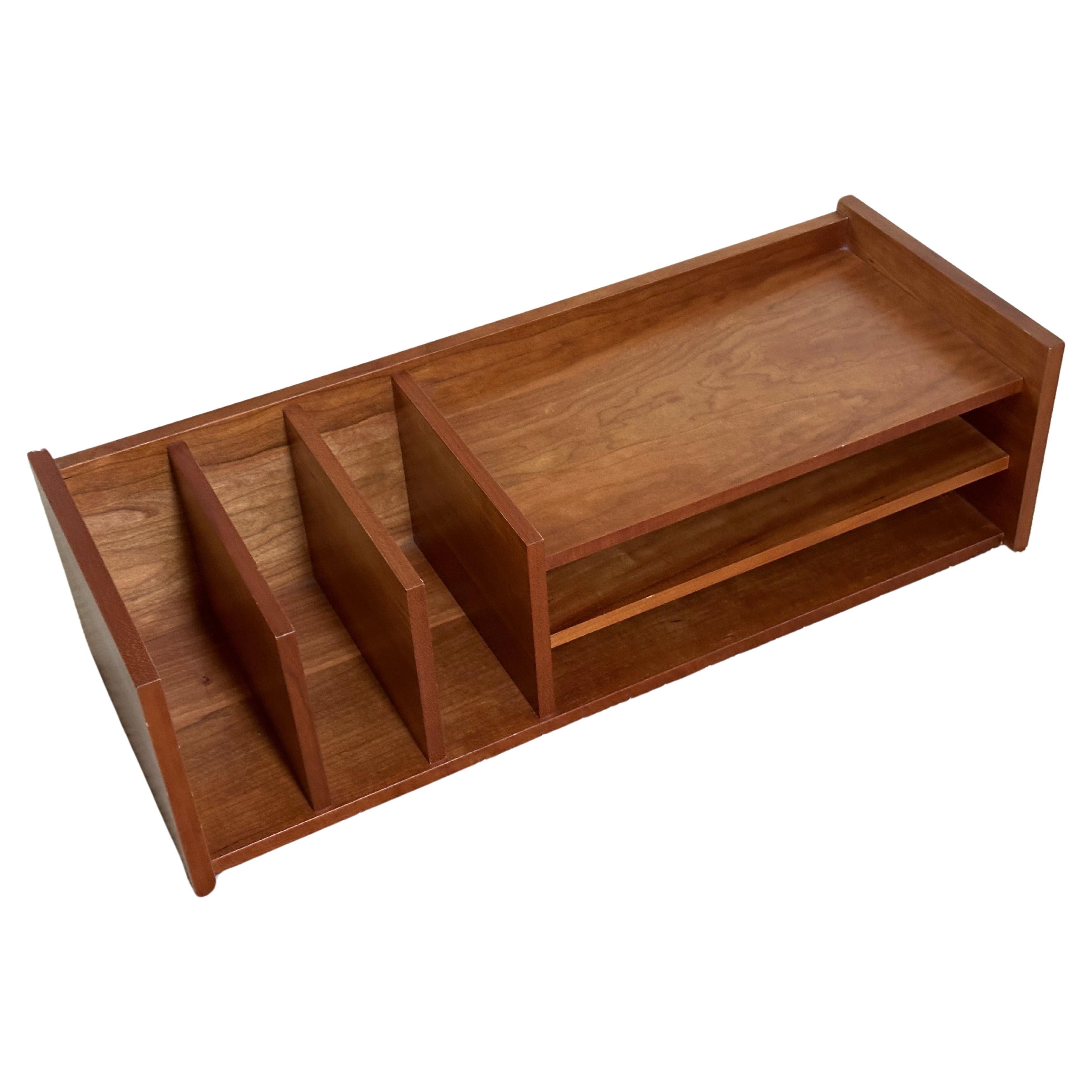 Danish Modern Desk Organizer / Letter Tray