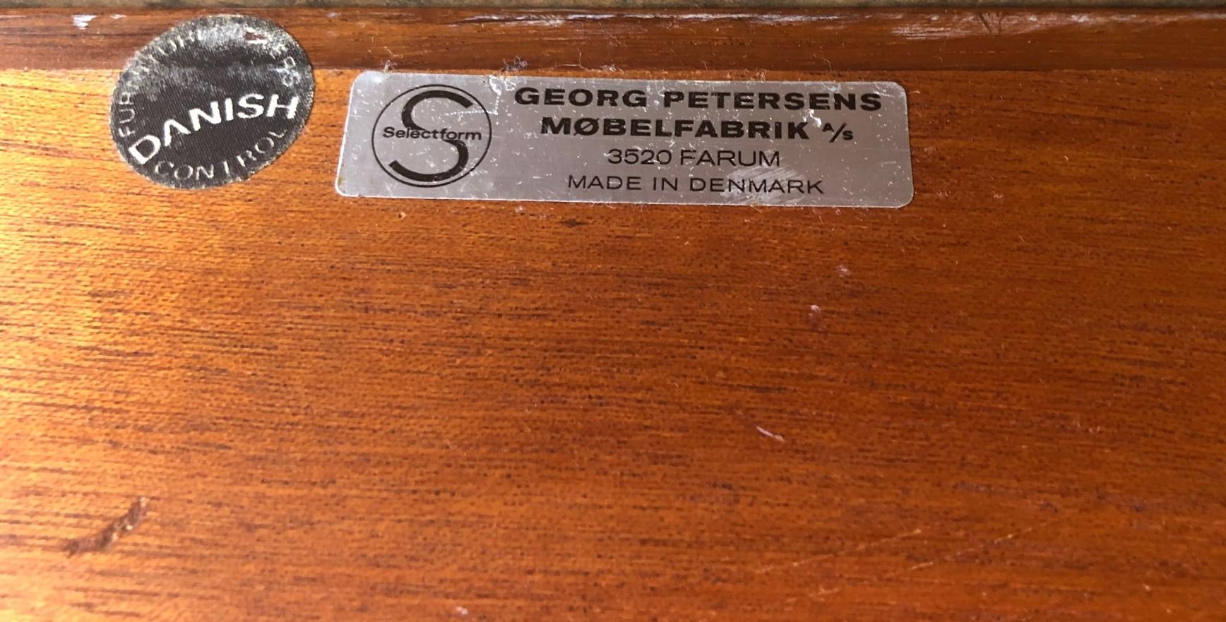 Danish Modern Desk Organizer / Letter Tray in Rosewood by Georg Petersens 7