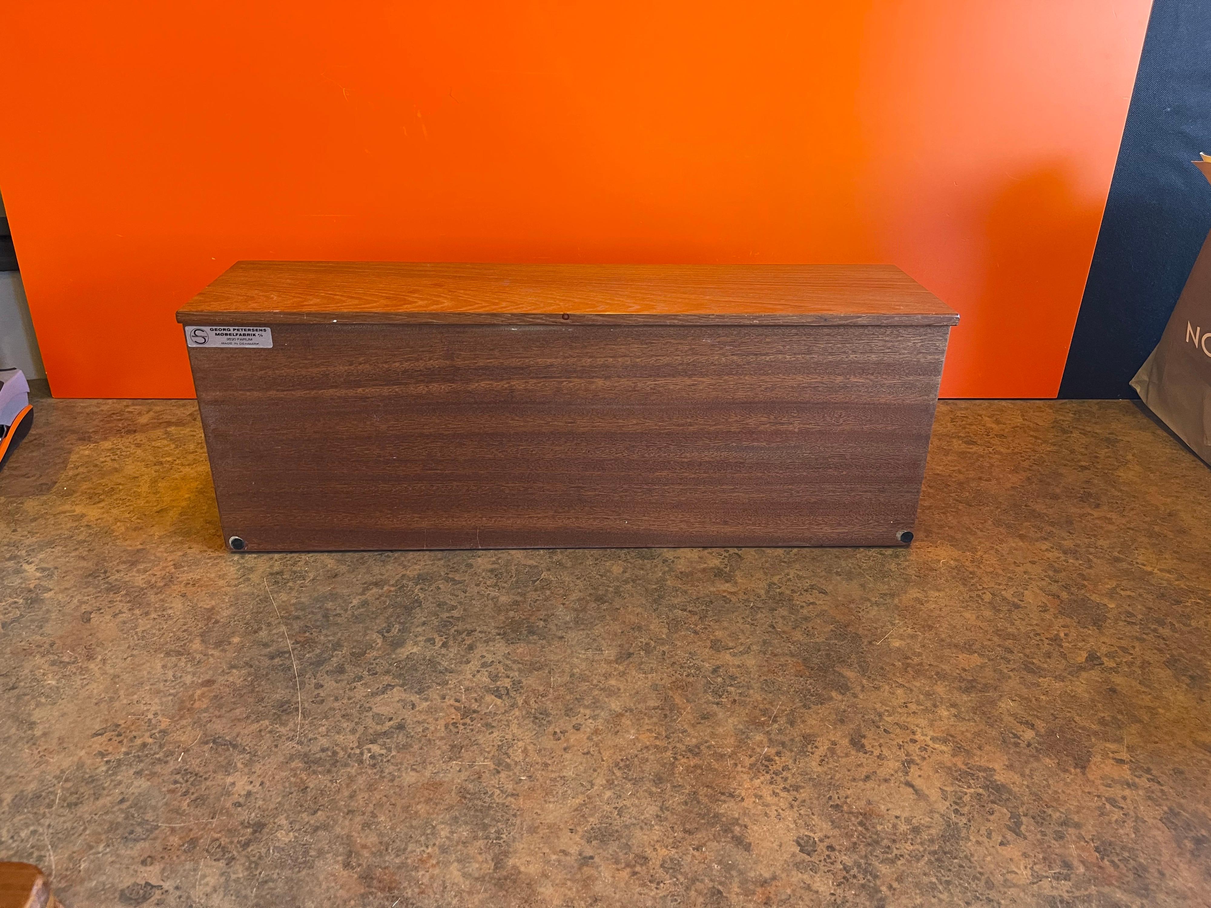 Danish Modern Desk Organizer Letter Tray in Teak by Georg Petersens Møbelfabrik 2