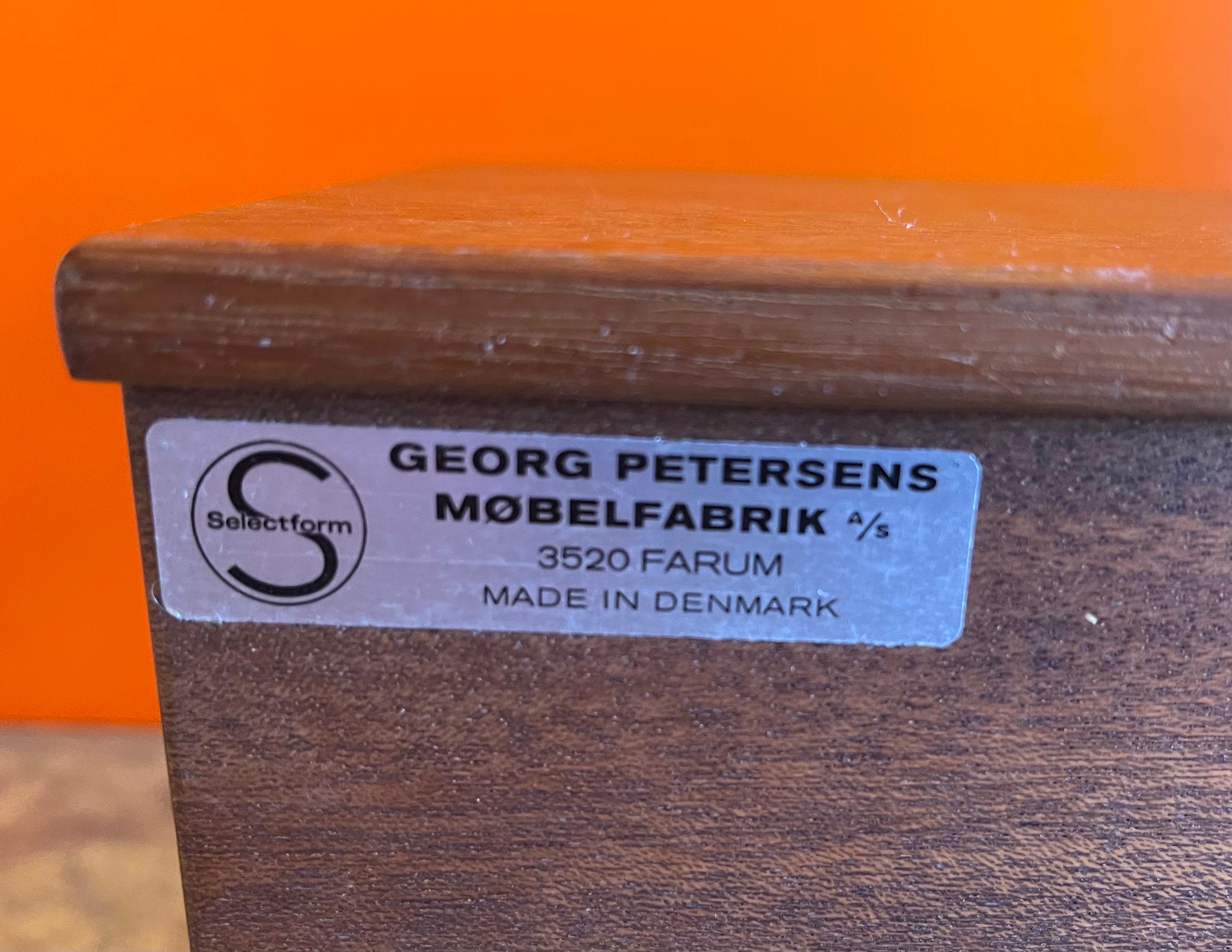 Danish Modern Desk Organizer Letter Tray in Teak by Georg Petersens Møbelfabrik 3