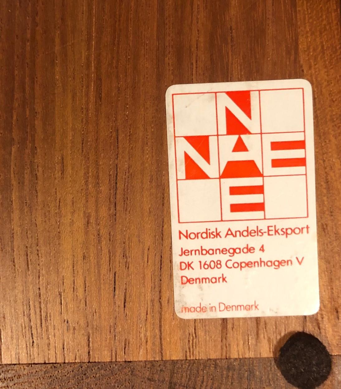 Danish Modern Desk Organizer / Letter Tray in Teak by Nordisk Andels-Eksport 3