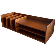 Danish Modern Desk Organizer / Letter Tray in Teak