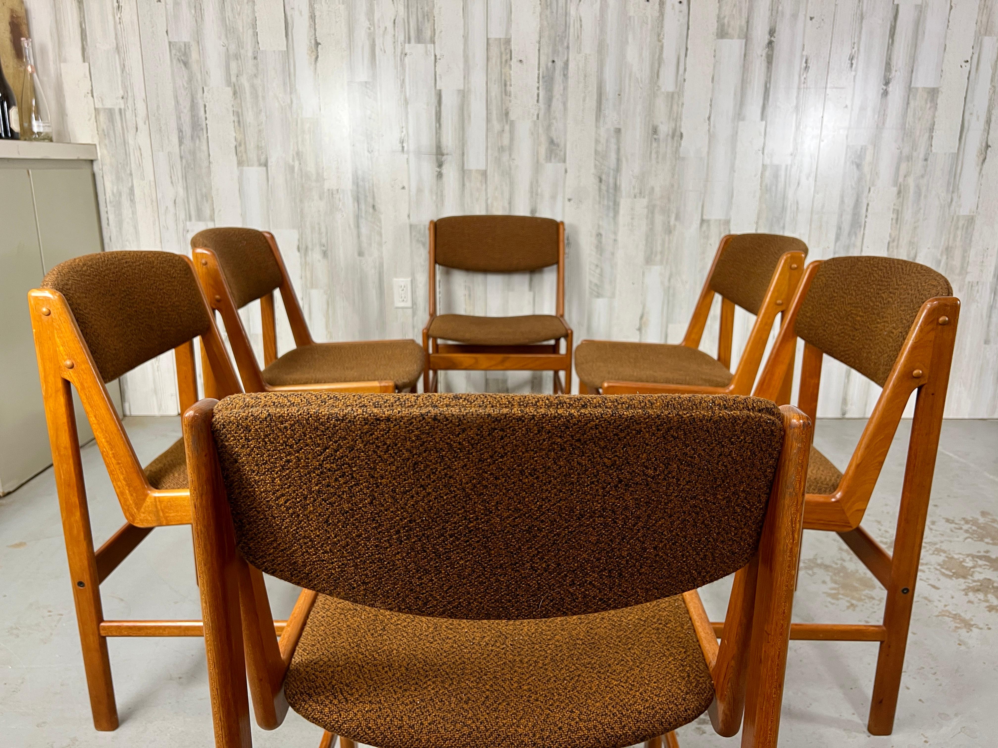 Danish Modern Dining Chairs by Artfurn, Denmark For Sale 4