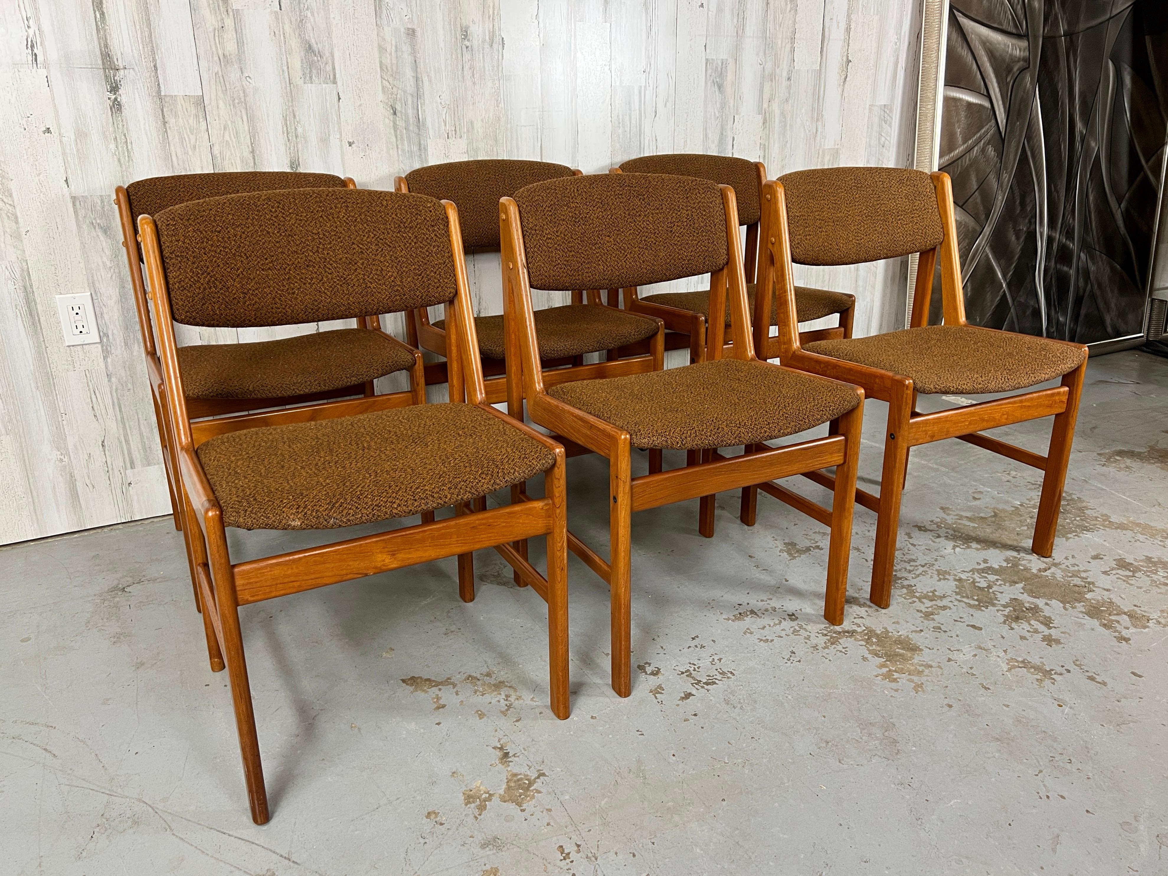 Scandinavian Modern Danish Modern Dining Chairs by Artfurn, Denmark For Sale
