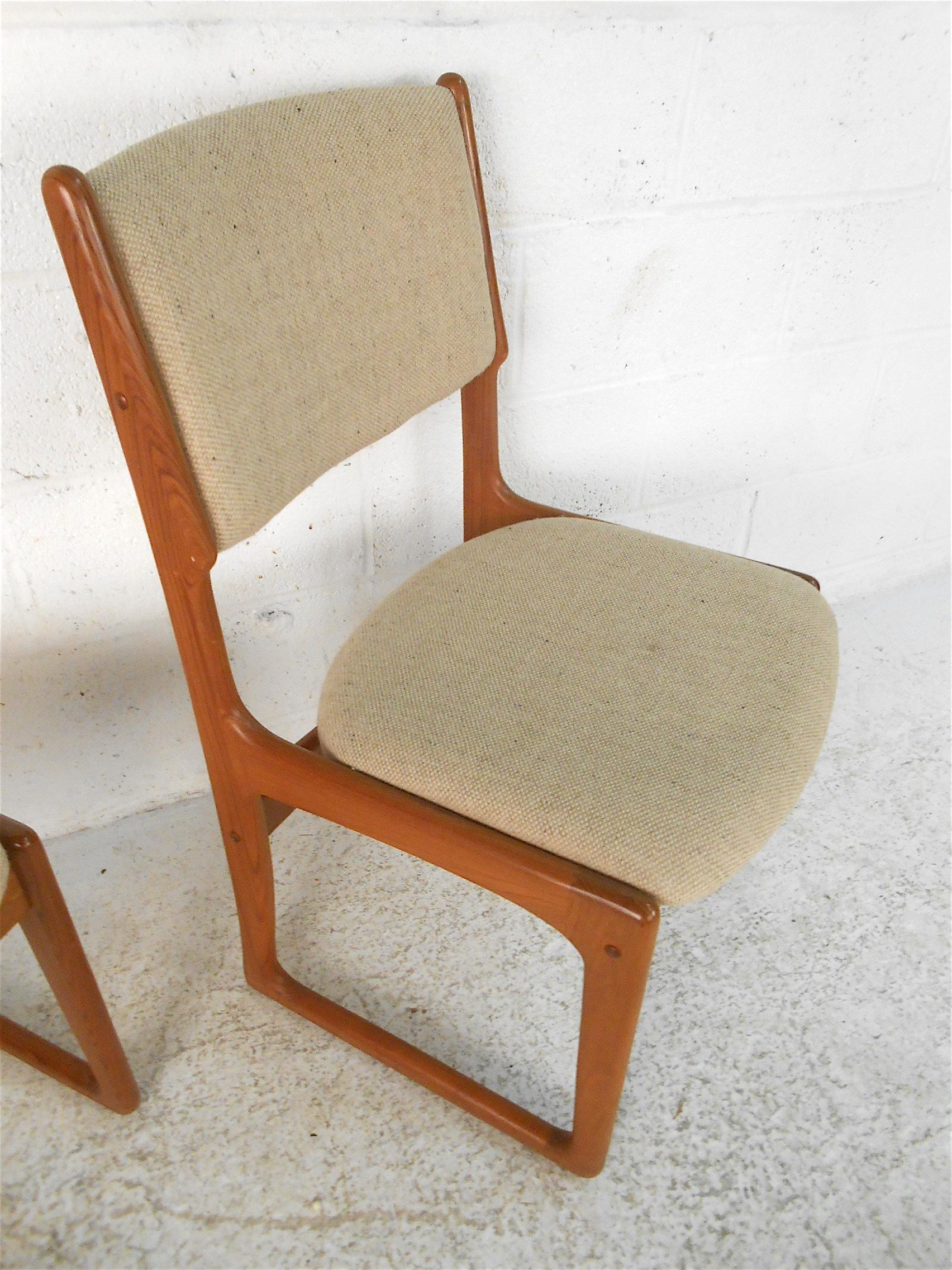 20th Century Danish Modern Dining Chairs by Benny Linden, Set of 4