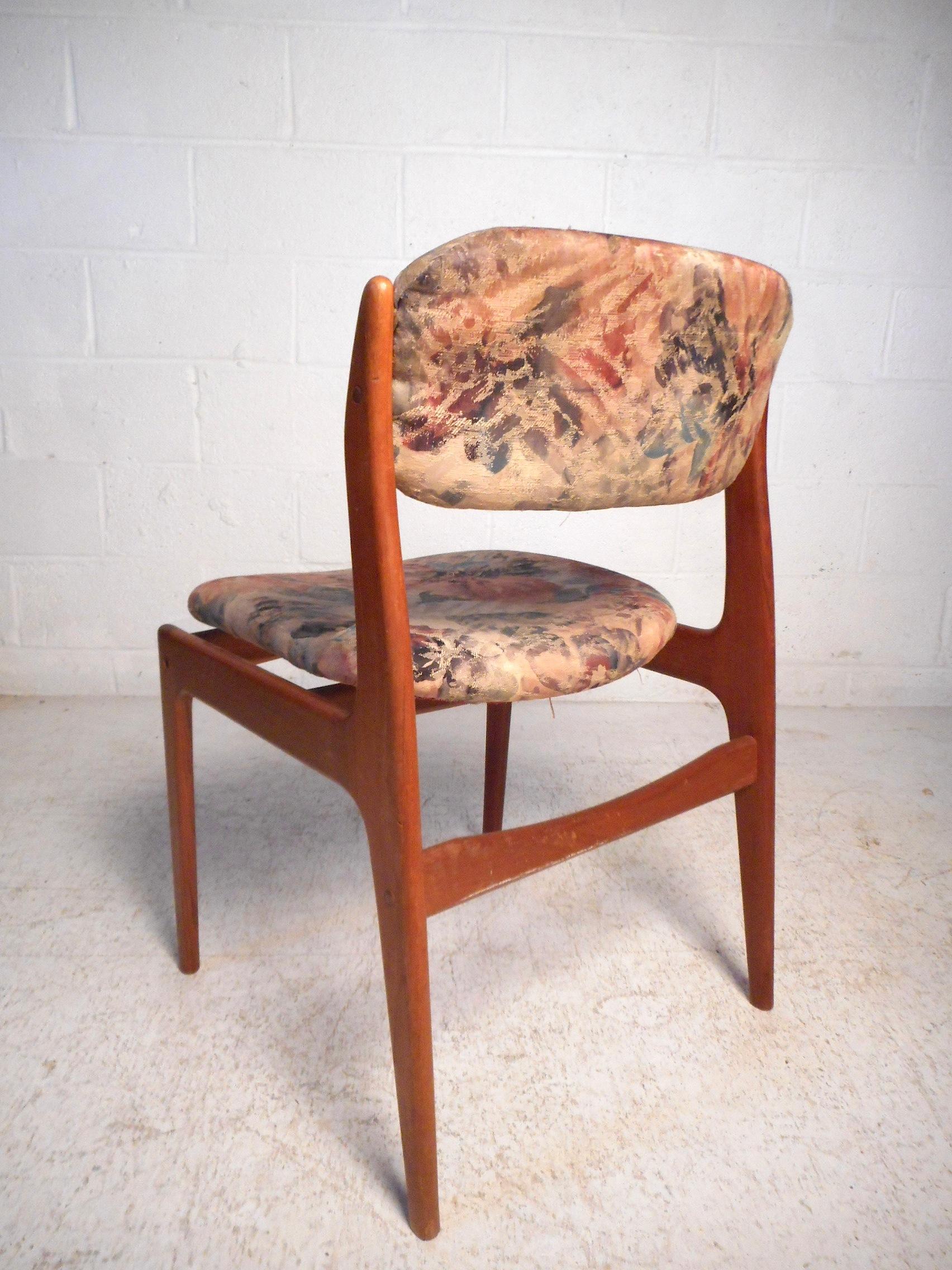 Danish Modern Dining Chairs by Benny Linden Set of 6 1