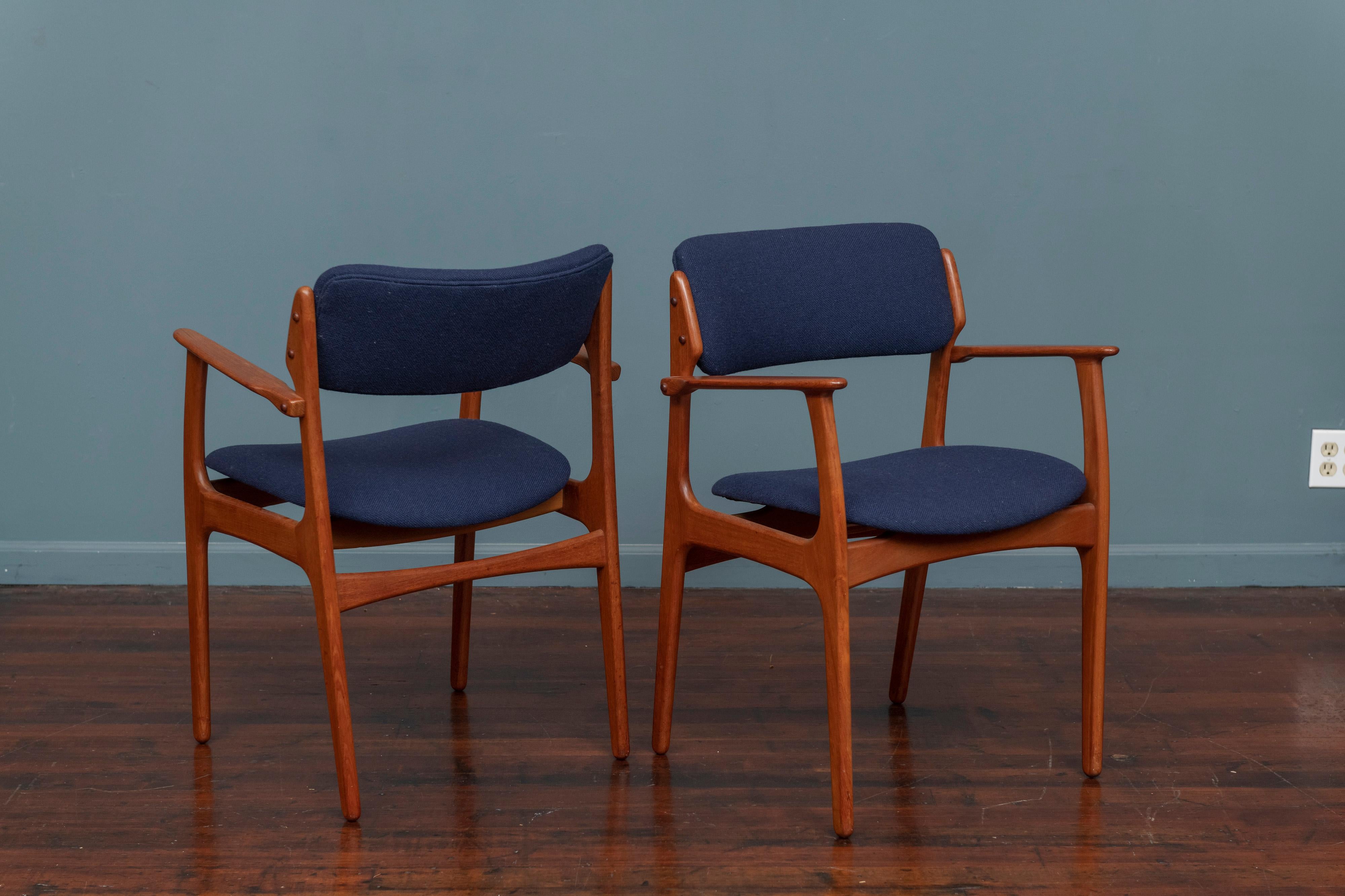 Danish Modern Dining Chairs by Erik Buch 5