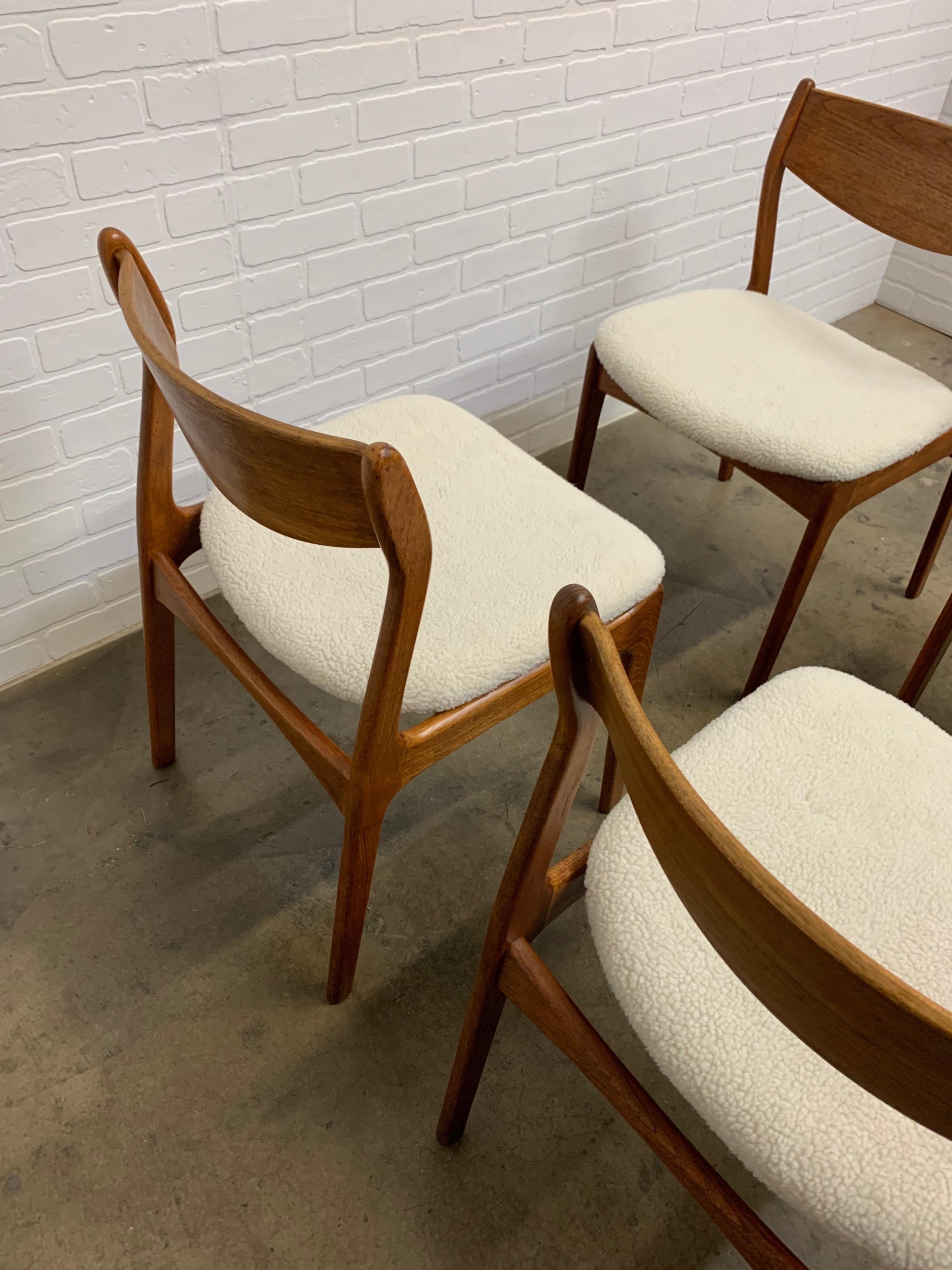 Danish Modern Dining Chairs by Erik Buch 6