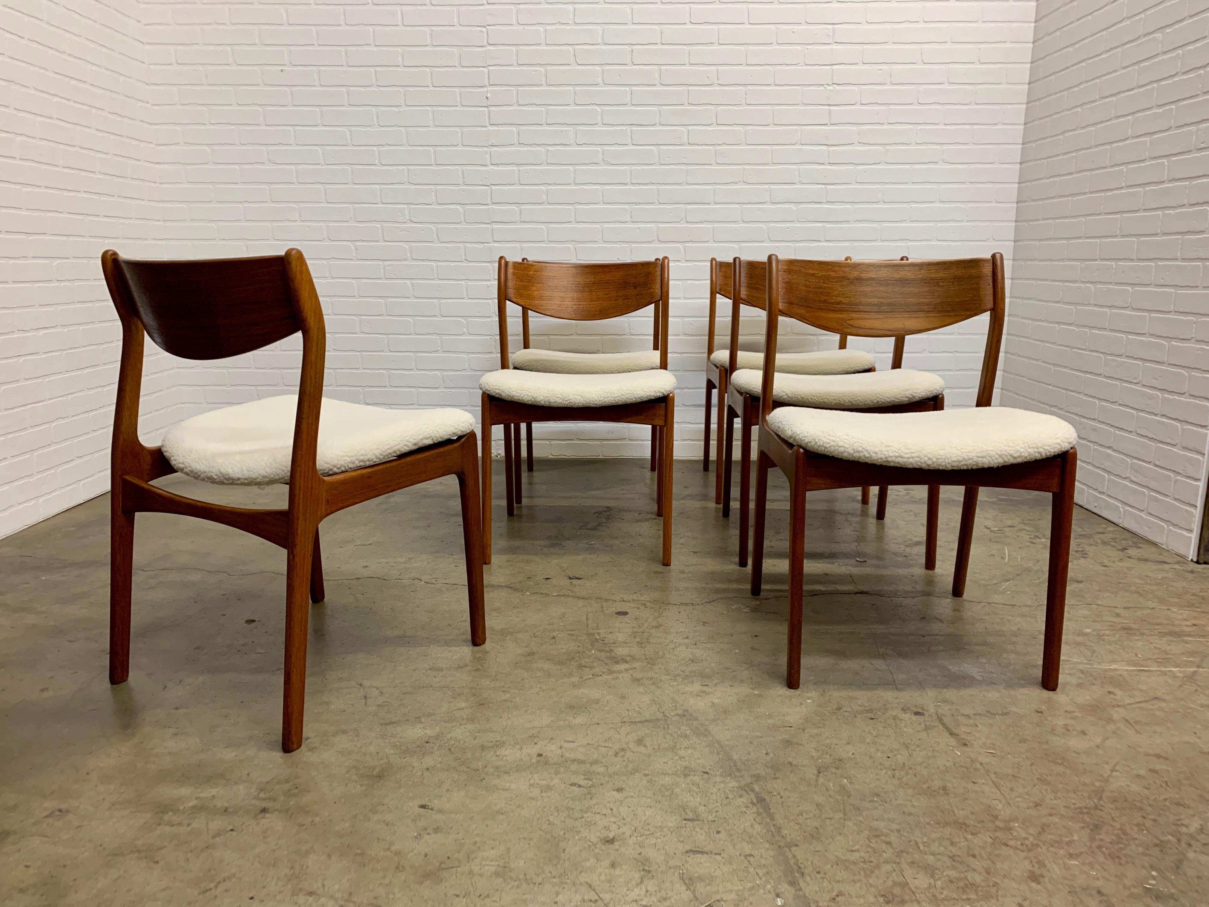 Danish Modern Dining Chairs by Erik Buch 12