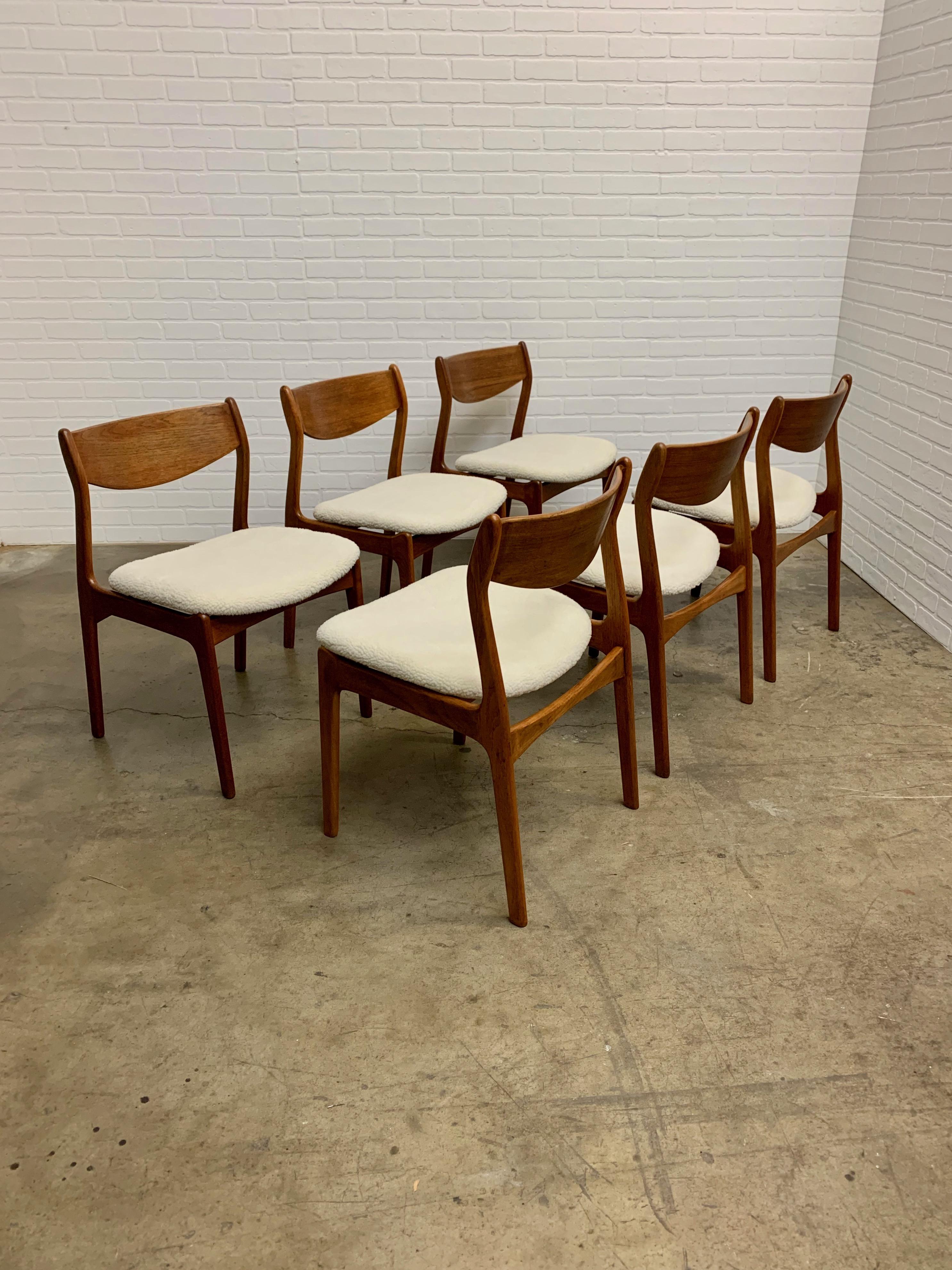 Danish Modern Dining Chairs by Erik Buch 13
