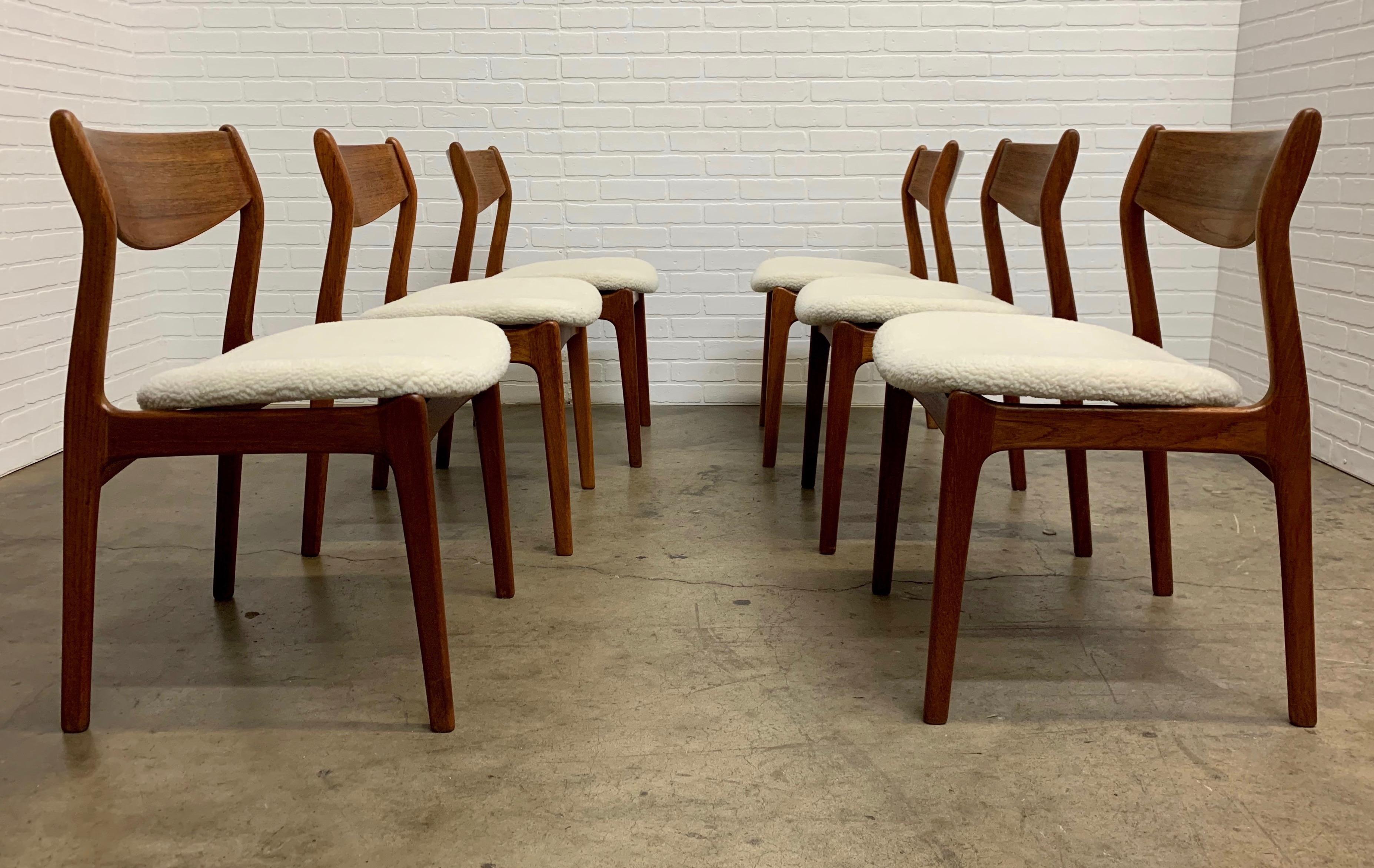 Danish Modern Dining Chairs by Erik Buch 14