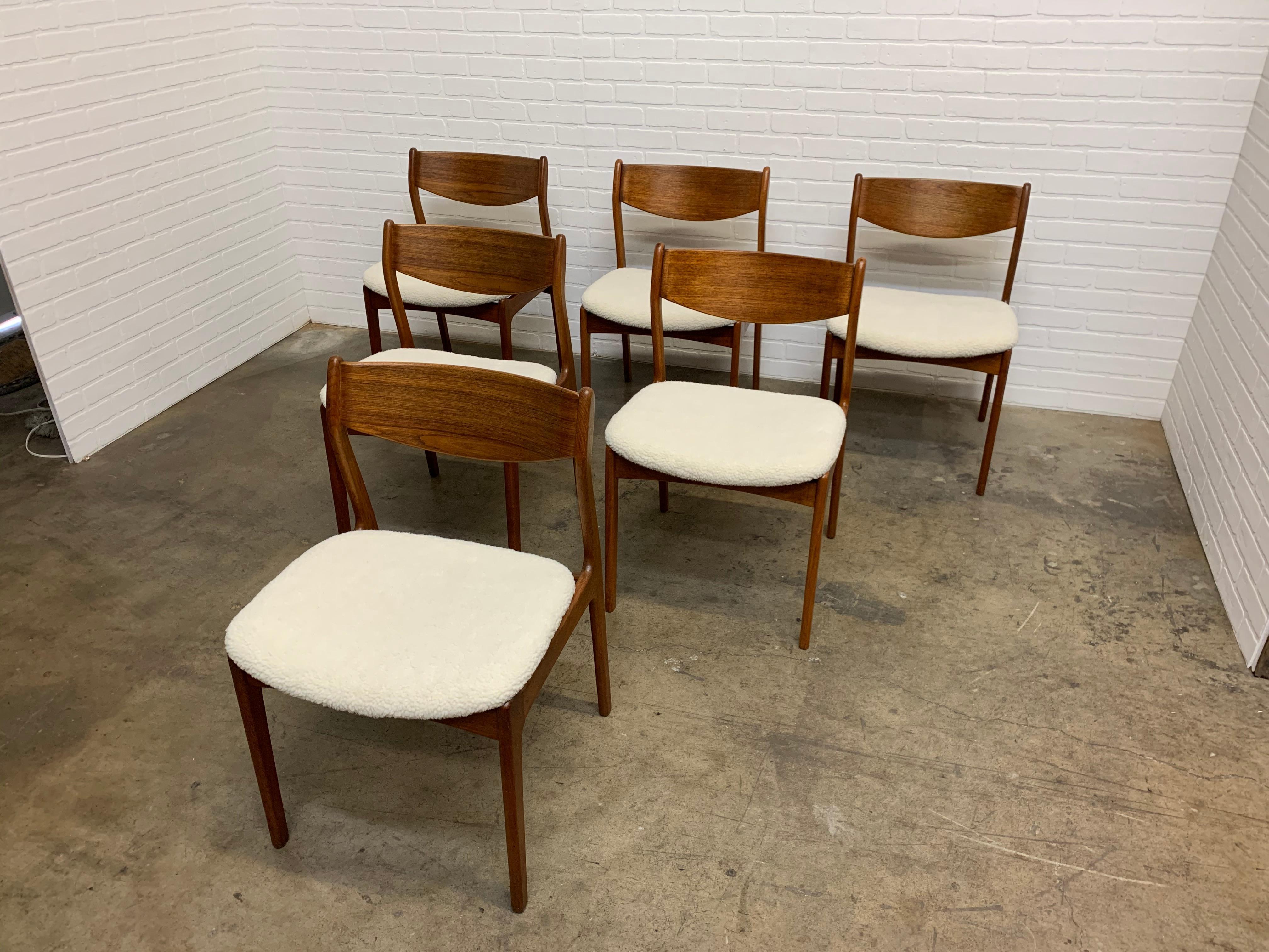 Danish Modern Dining Chairs by Erik Buch 1