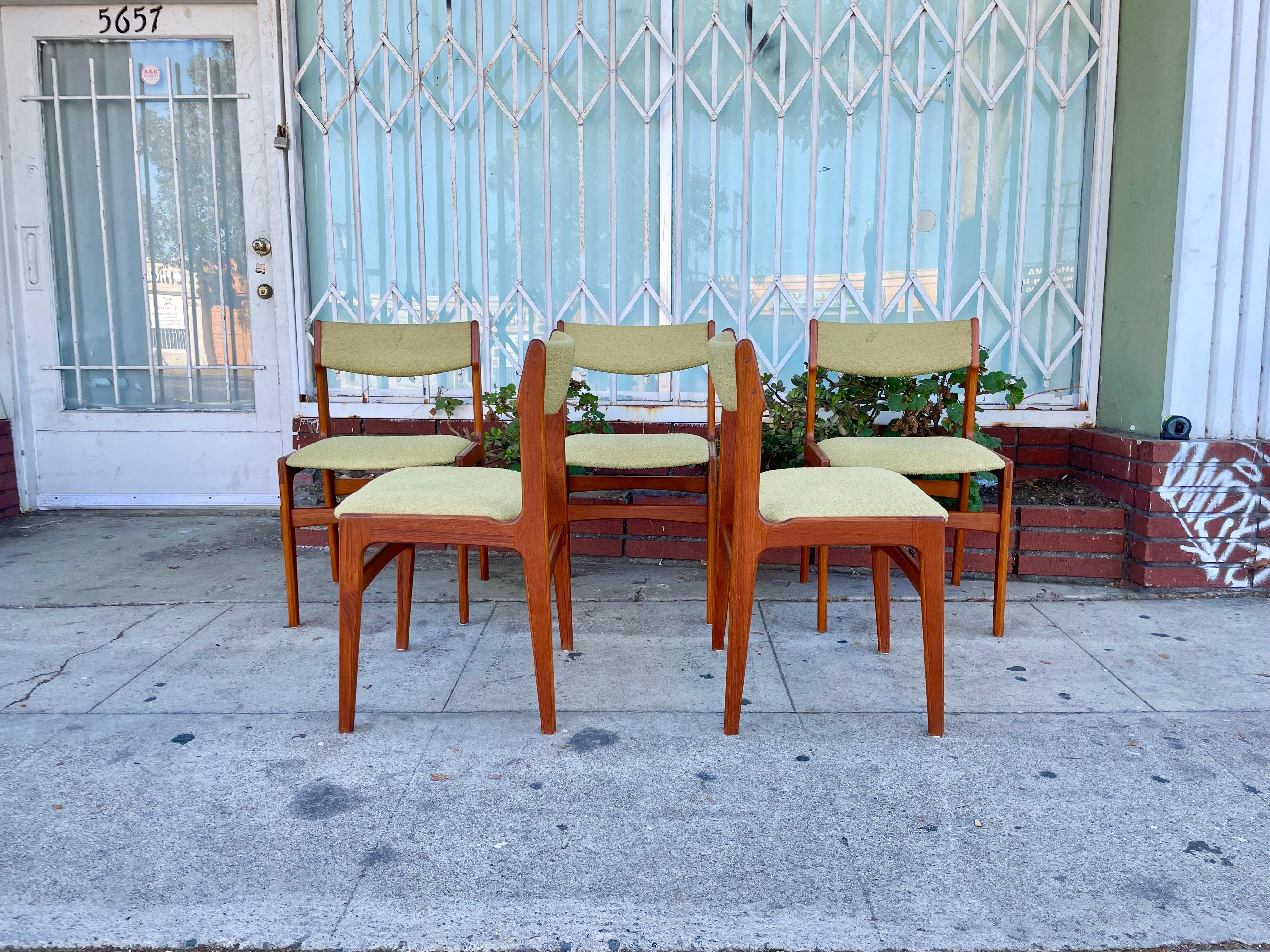 Danish Modern Dining Chairs by Erik Buch 1