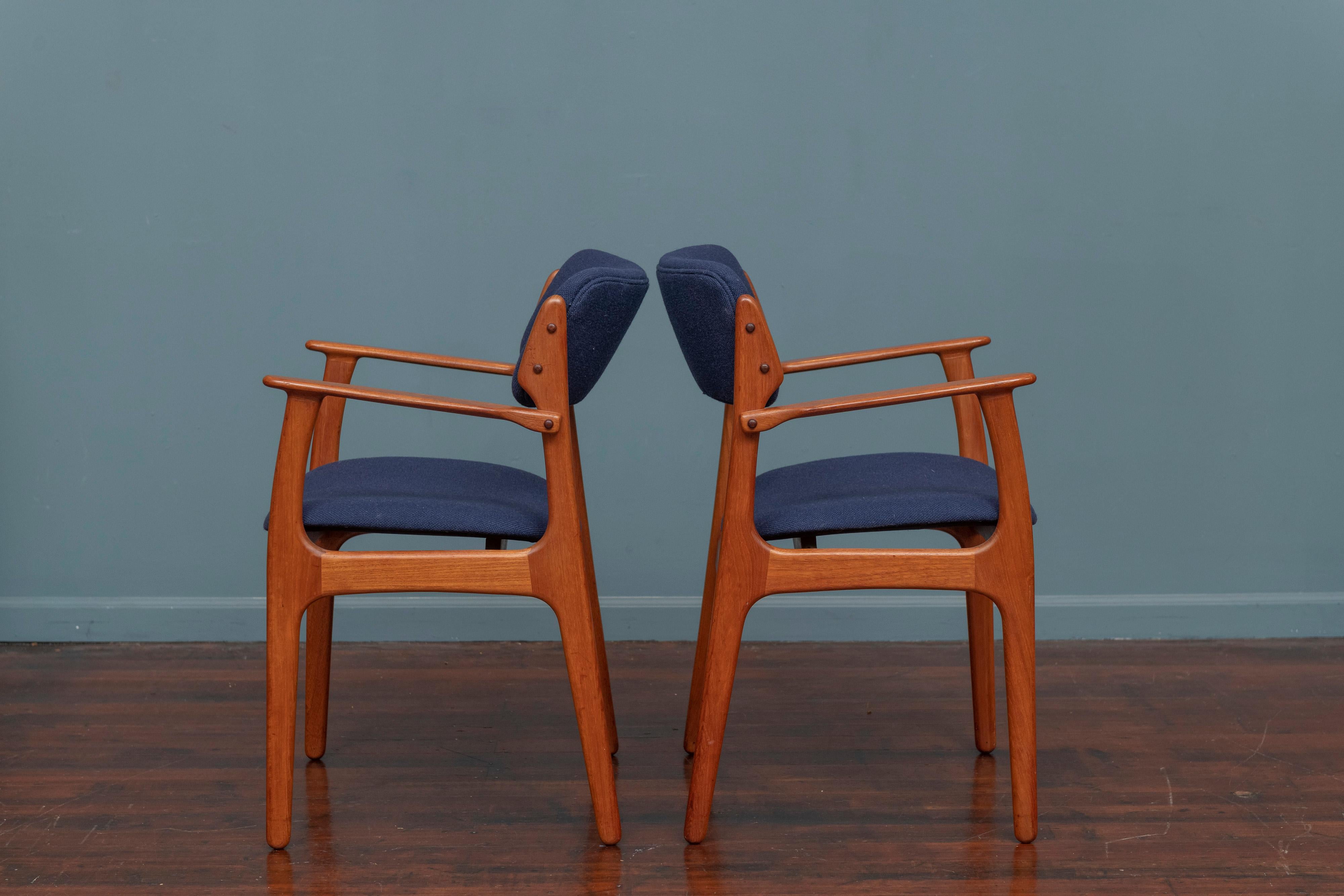 Danish Modern Dining Chairs by Erik Buch 3