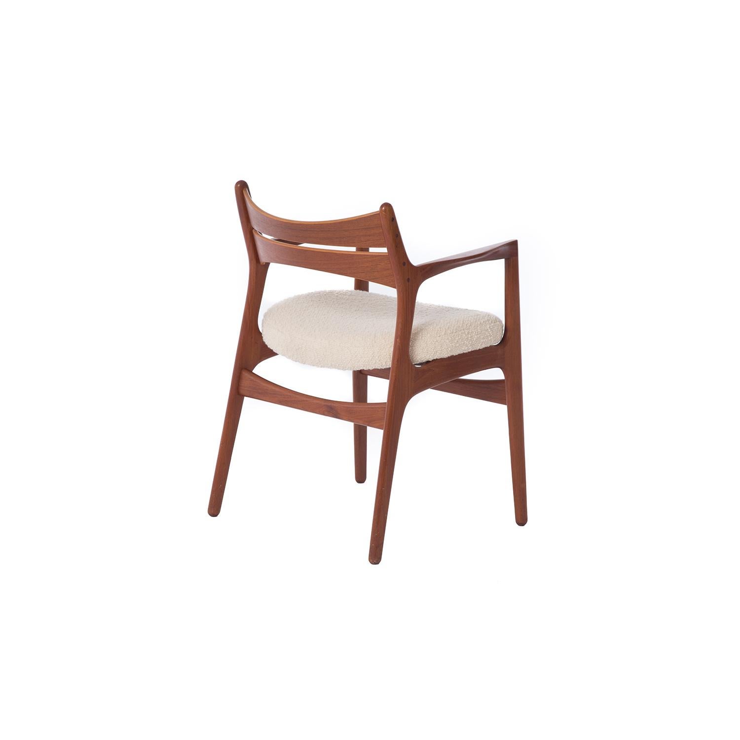 Danish Modern Dining Chairs by Erik Buch, Set of Six 6