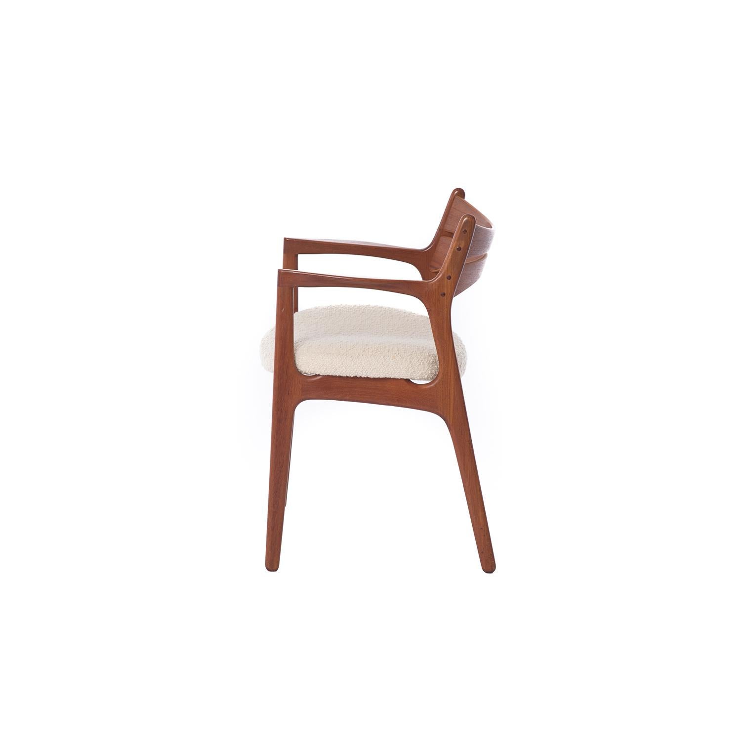 Danish Modern Dining Chairs by Erik Buch, Set of Six 9