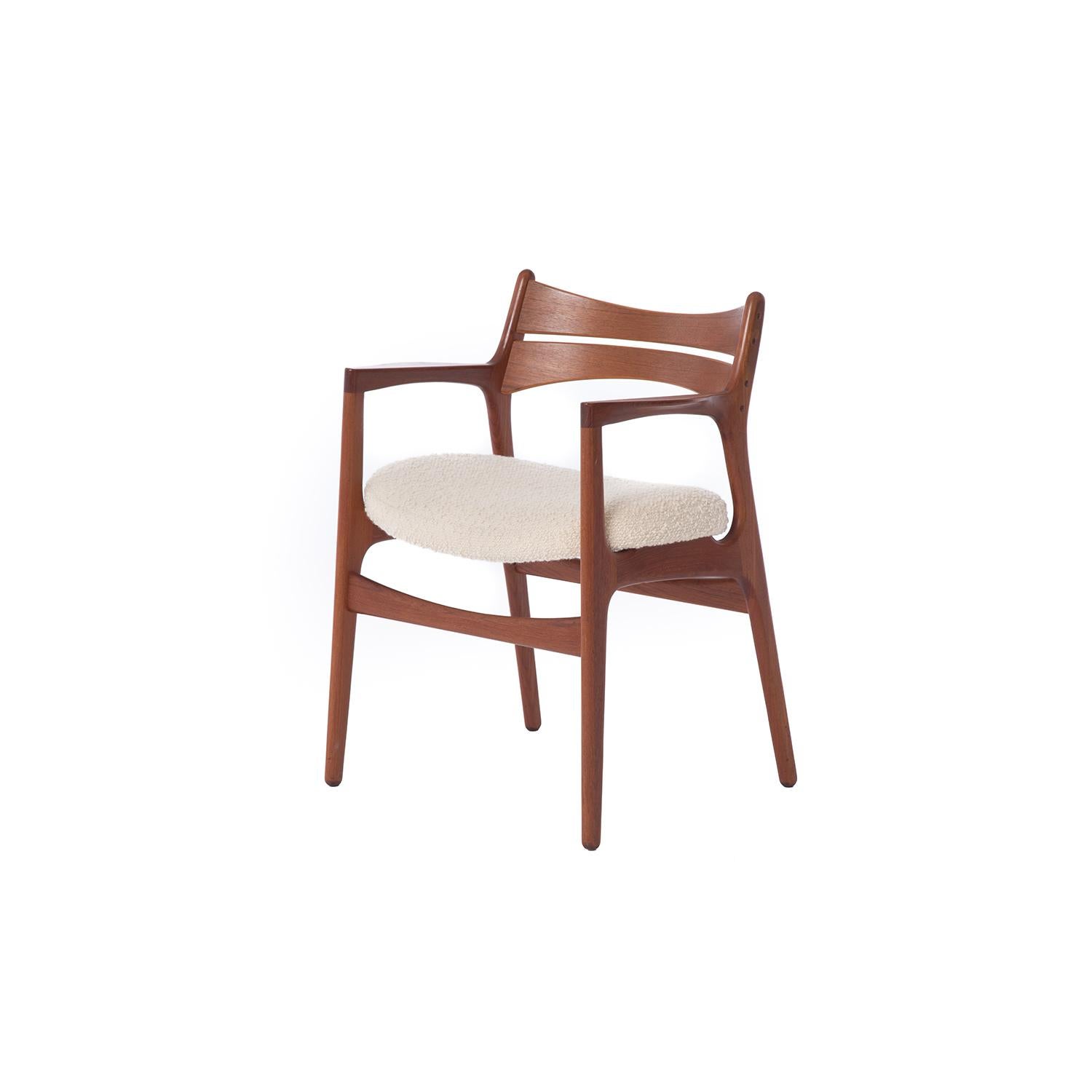 Danish Modern Dining Chairs by Erik Buch, Set of Six 10