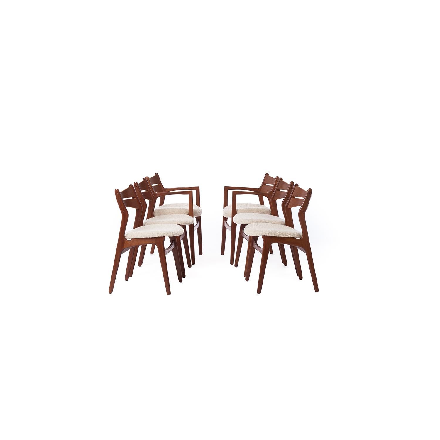 Danish Modern Dining Chairs by Erik Buch, Set of Six In Excellent Condition In Minneapolis, MN