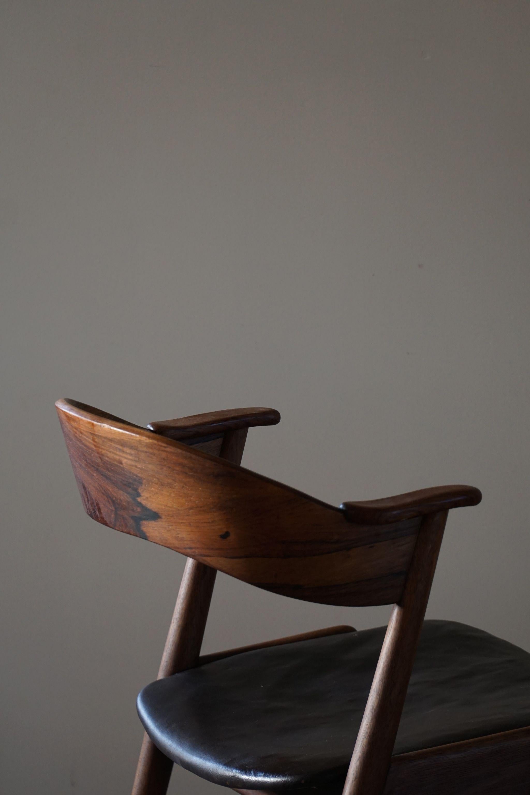Danish Modern Dining Chairs by Kai Kristiansen for Korup, Model 32 in Rosewood 10