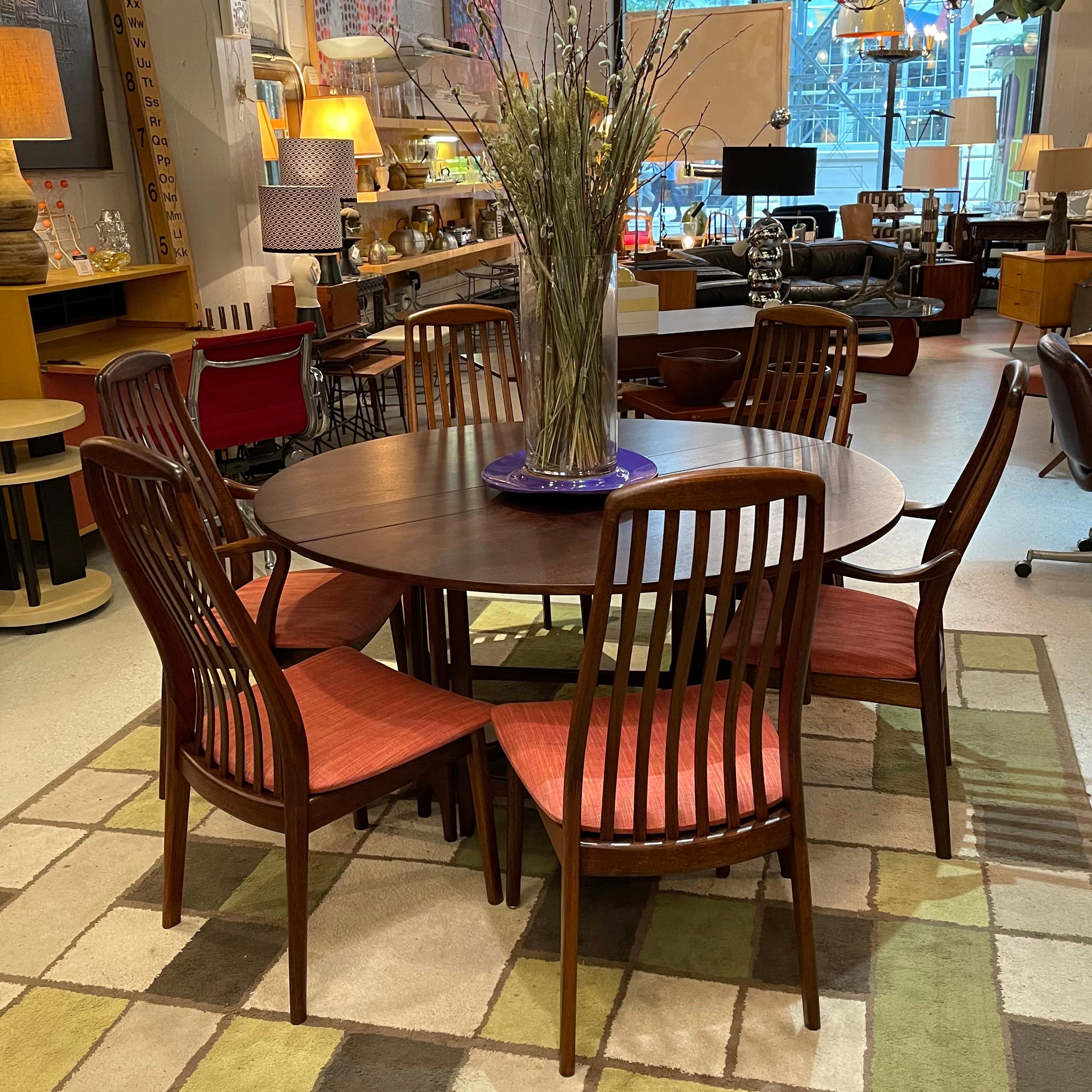 20th Century Danish Modern Dining Chairs By Preben Schou