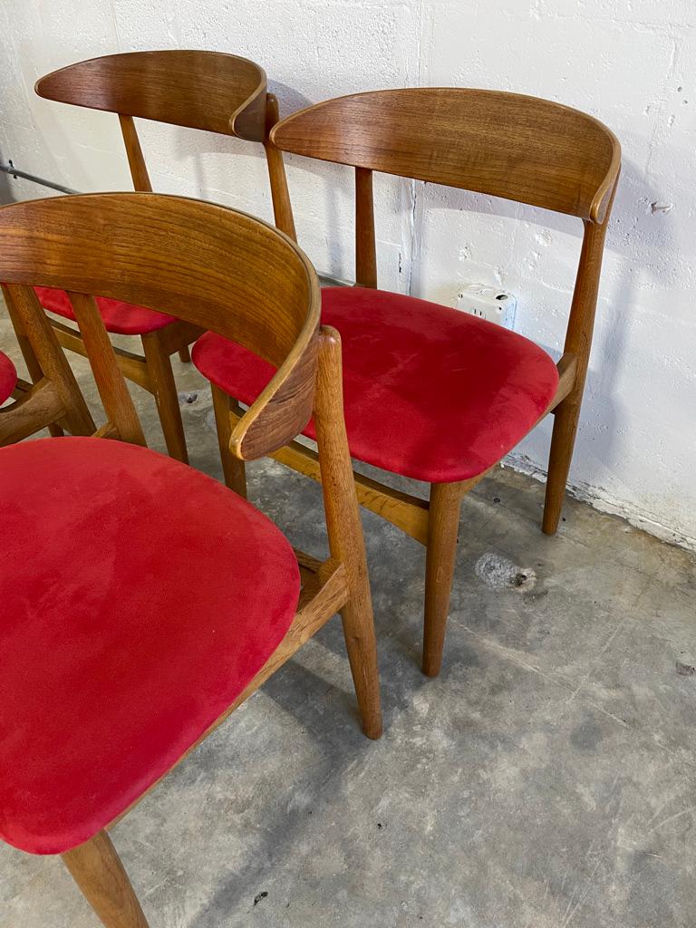 20ième siècle Chaises de salle à manger modernes danoises en vente
