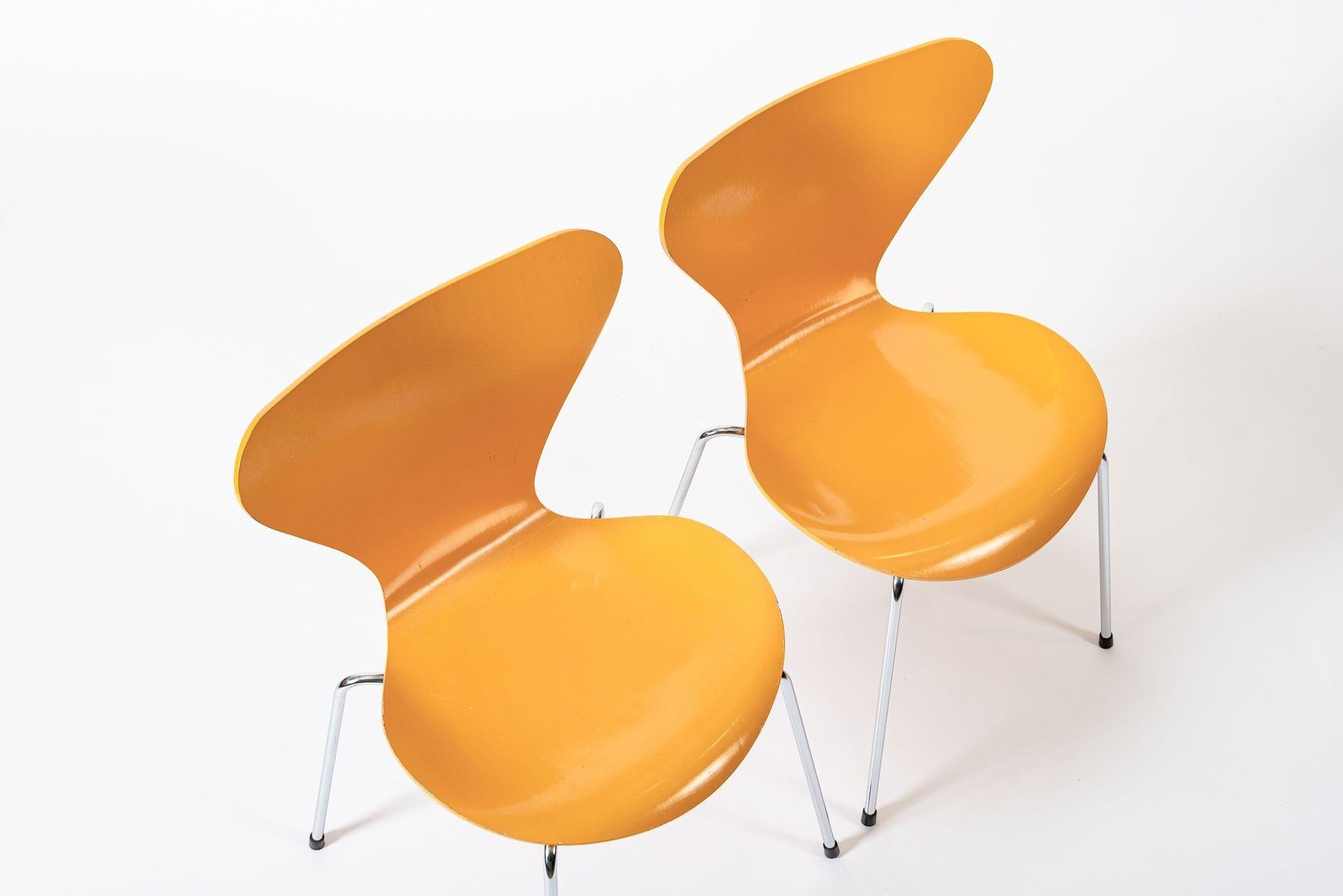 Dänische moderne Esszimmerstühle Serie 7 von Arne Jacobsen für Fritz Hansen (Ende des 20. Jahrhunderts) im Angebot