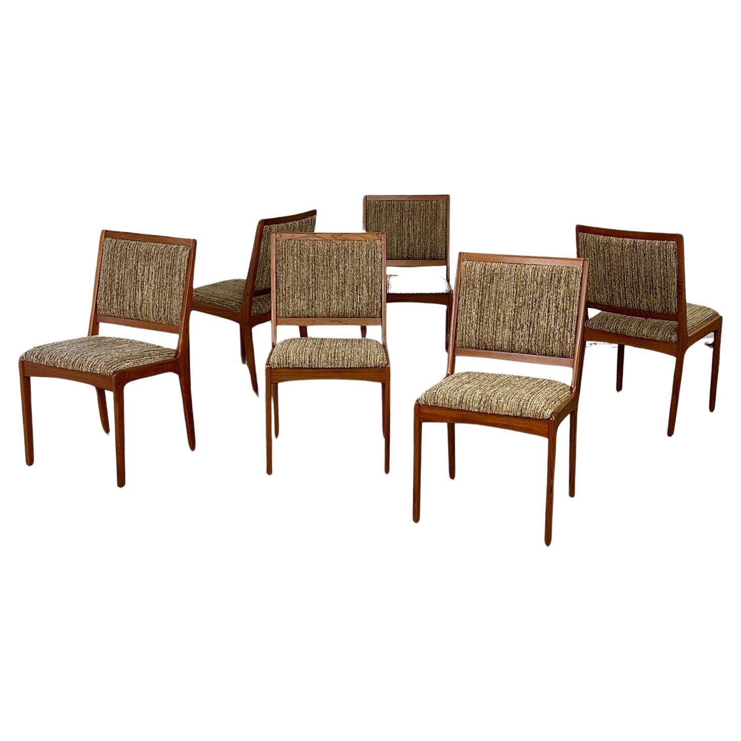 Danish Modern Dining Chairs - Set of Six For Sale