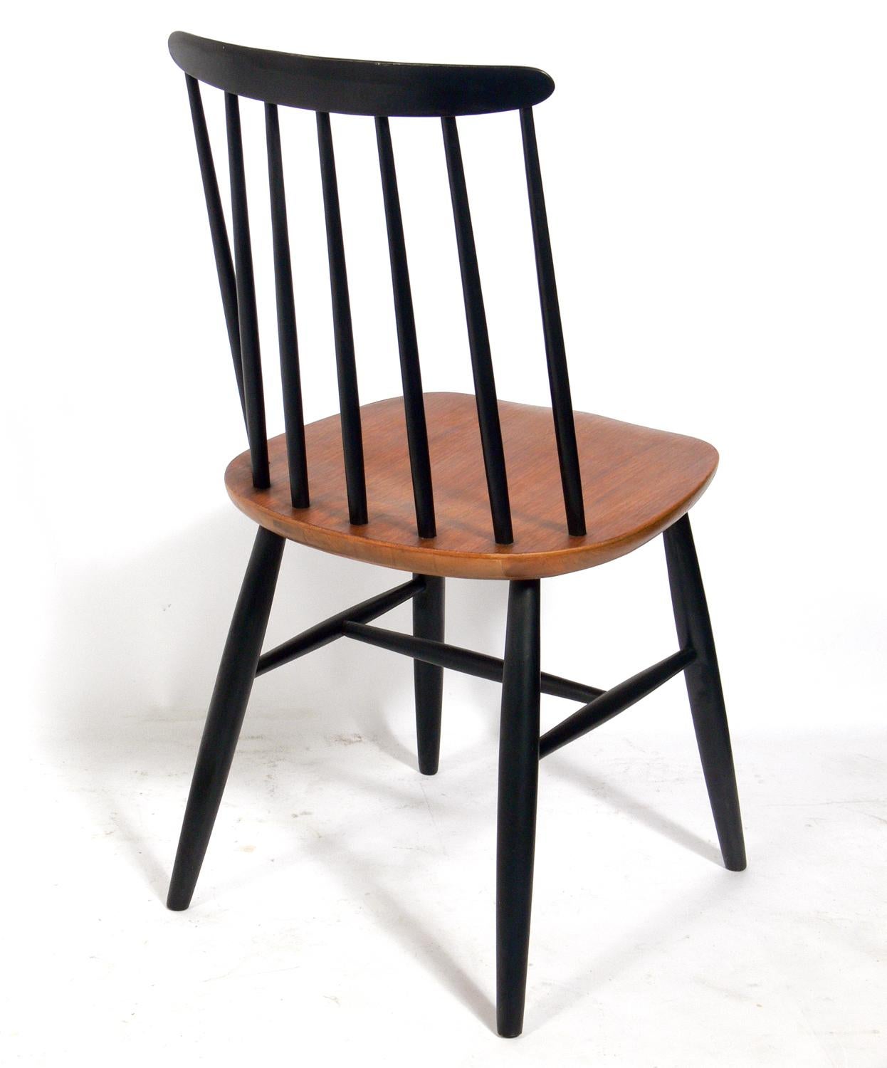 Swedish Danish Modern Dining Chairs Set of Ten