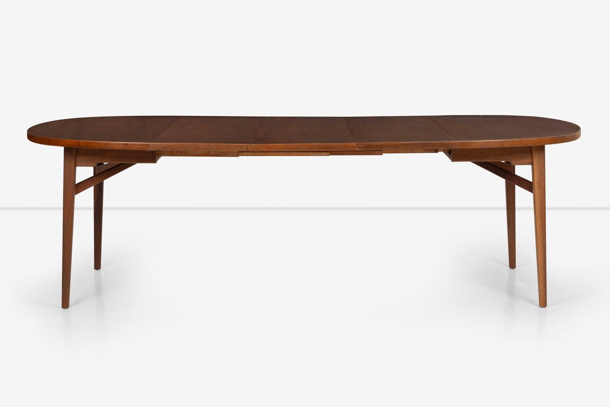 Danish Modern Walnut Dining Table, Large 96