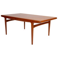 Danish Modern Dining Table with Leaves by Johannes Andersen for Uldum