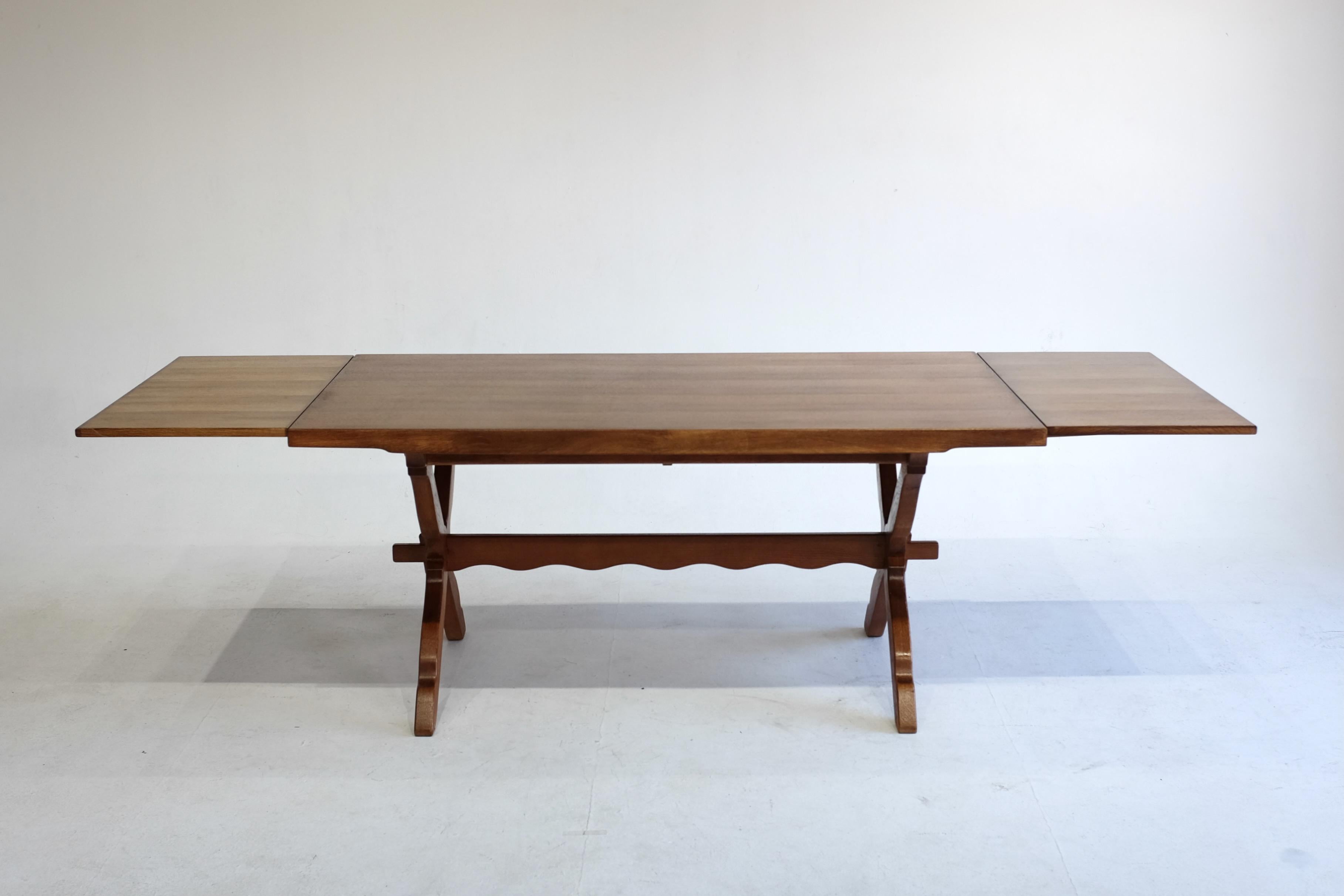 Danish Modern Dinning Table by Henning Kjærnulf For Sale 3
