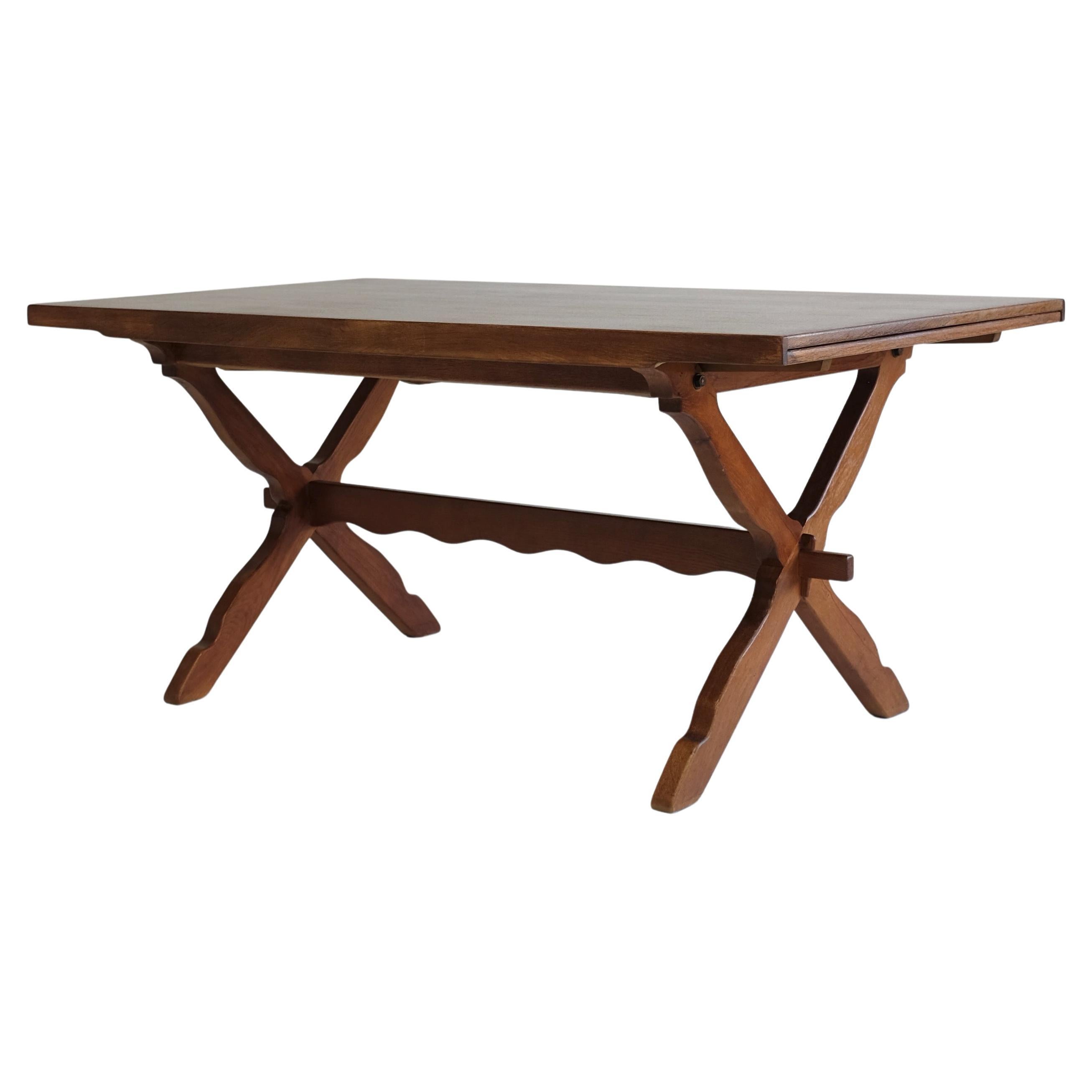 Danish Modern Dinning Table by Henning Kjærnulf For Sale